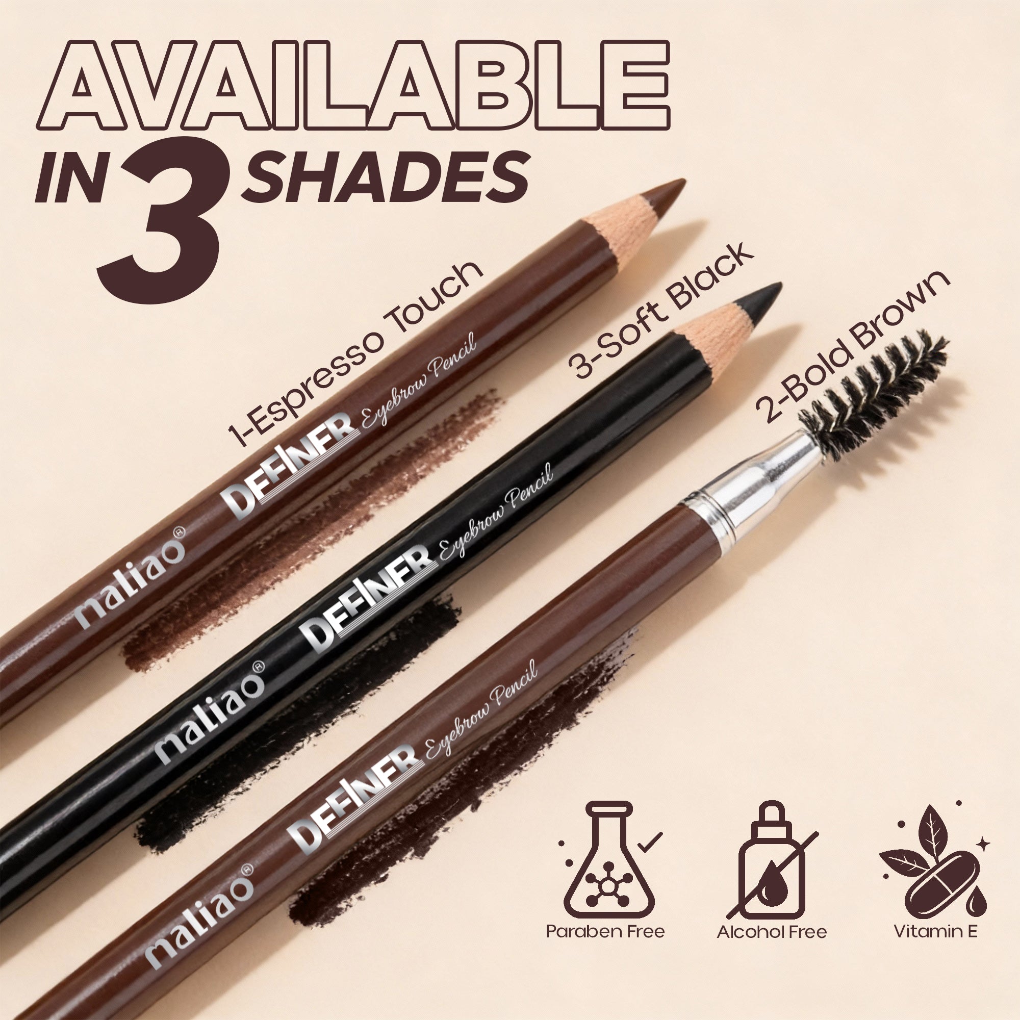 Maliao Definer Eyebrow Pencil Eye