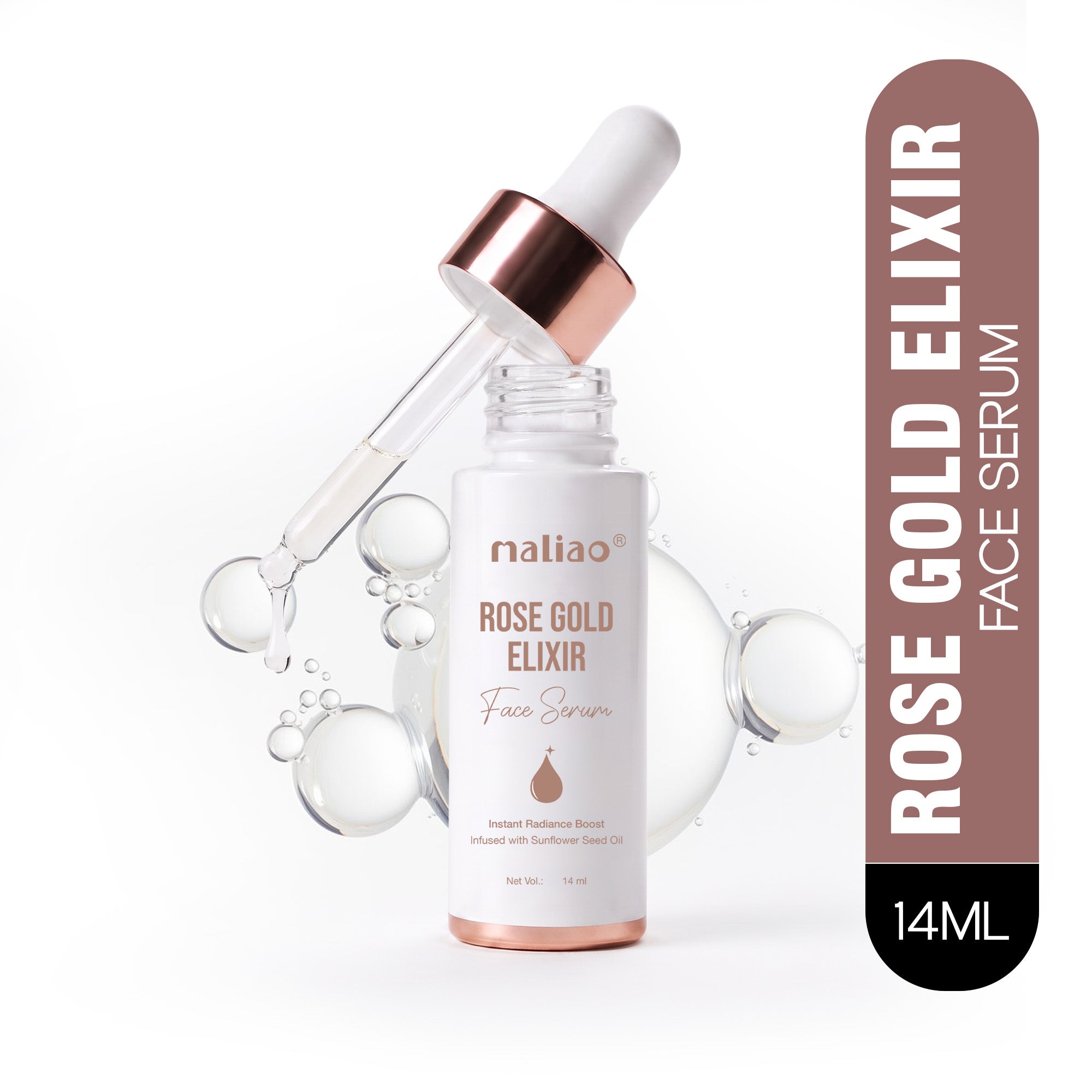 Maliao Face Serum Rose Gold Elixir Face