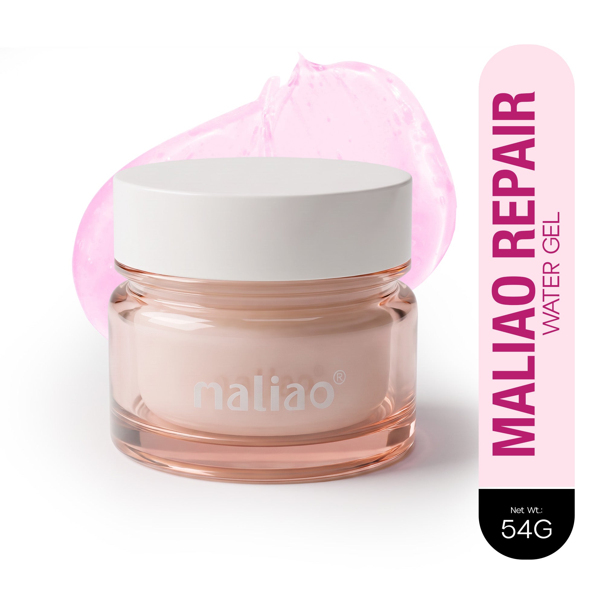 Maliao Repair Water Gel Moisturizer – Hydrating and Whitening Face Gel for All Skin Types, Lightweight & Non-Greasy, 50g Skin Care