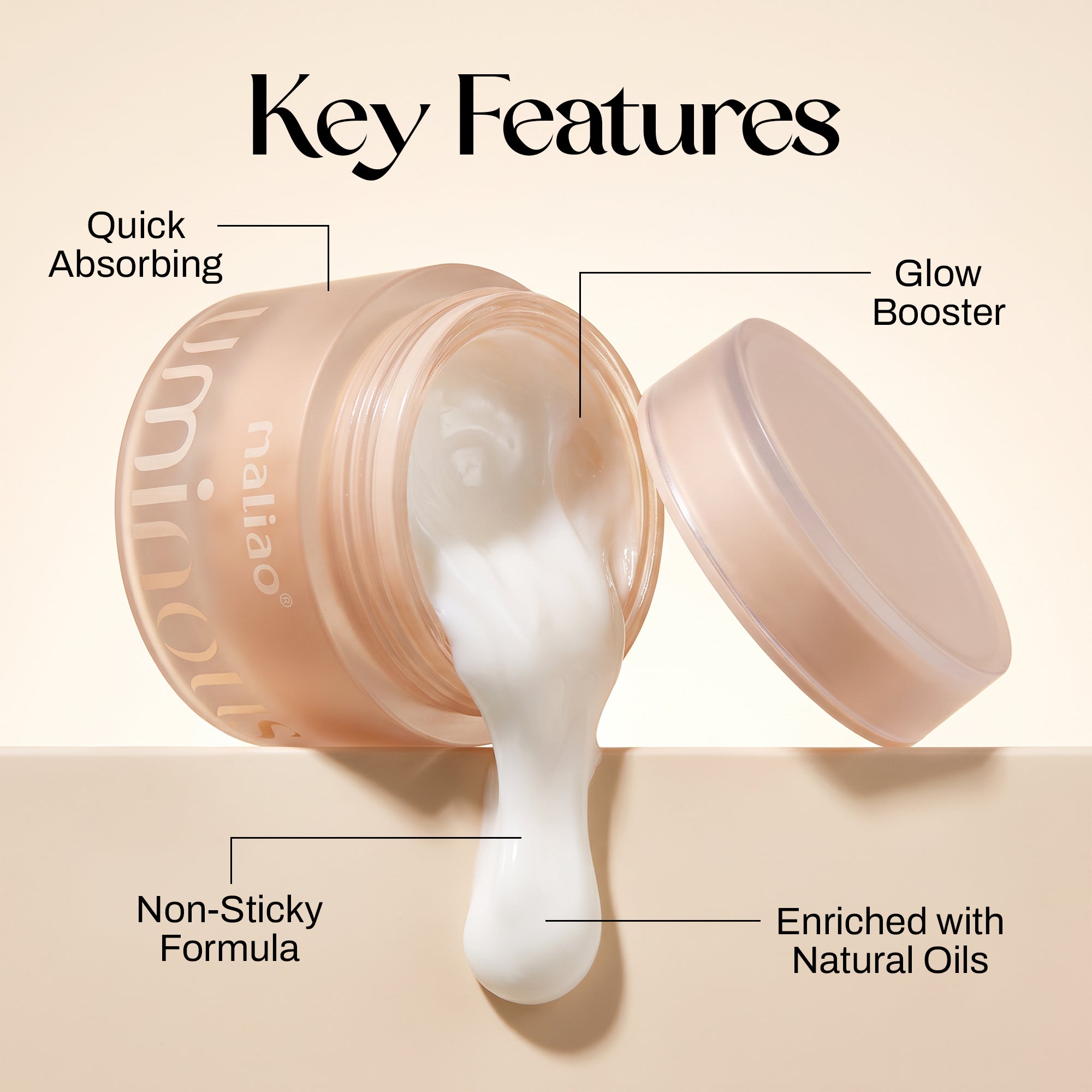 Maliao Luminous Glowing & Brightening Moisturiser Face
