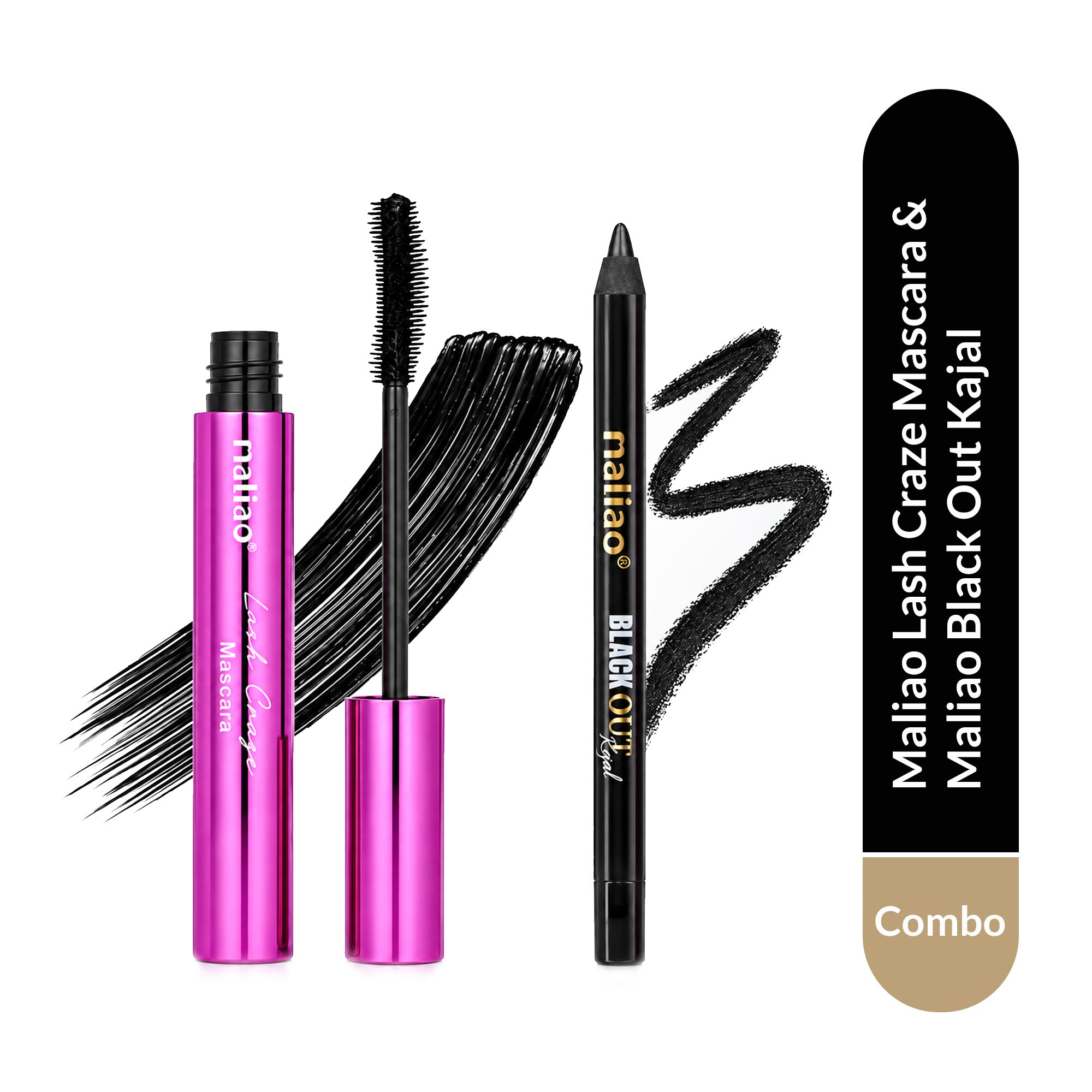 Maliao Lash Craze Mascara & Maliao Black Out Kajal