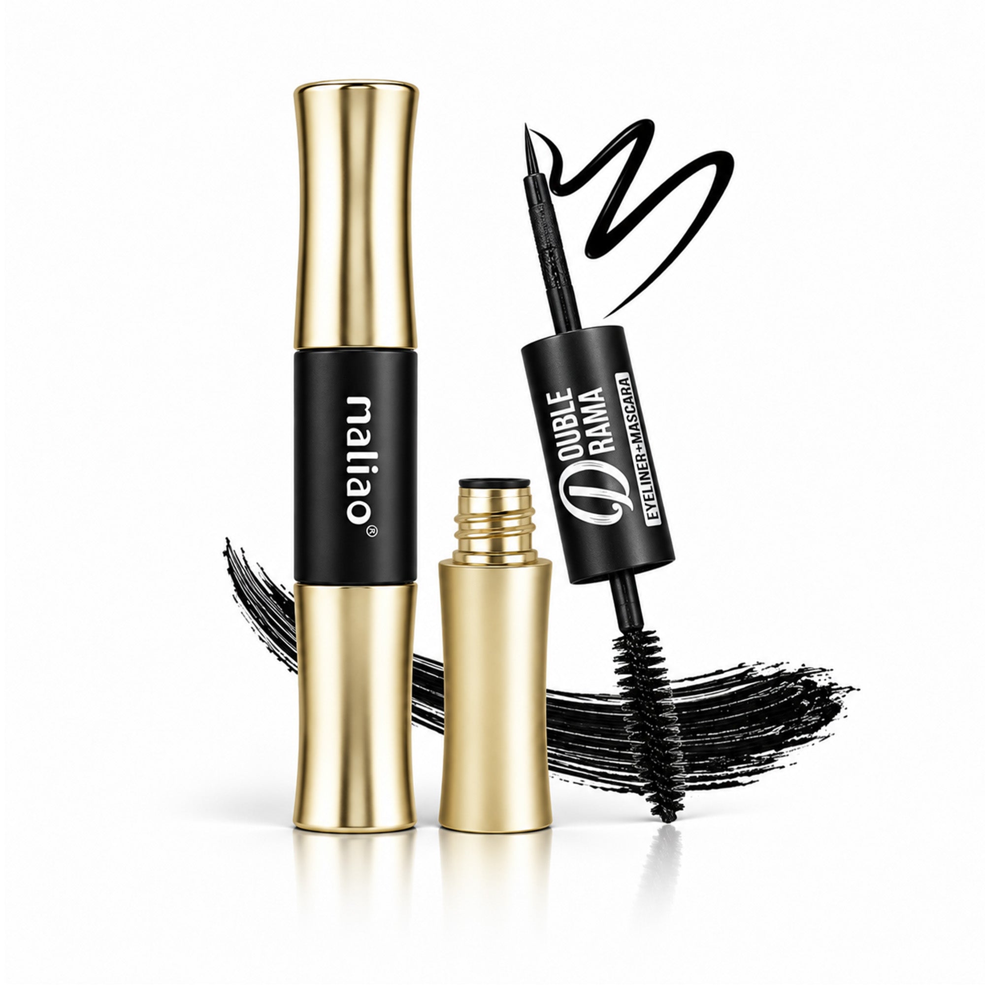 Maliao Color Lip Balm + Maliao Double Effect Mascara & Eyeliner Combo
