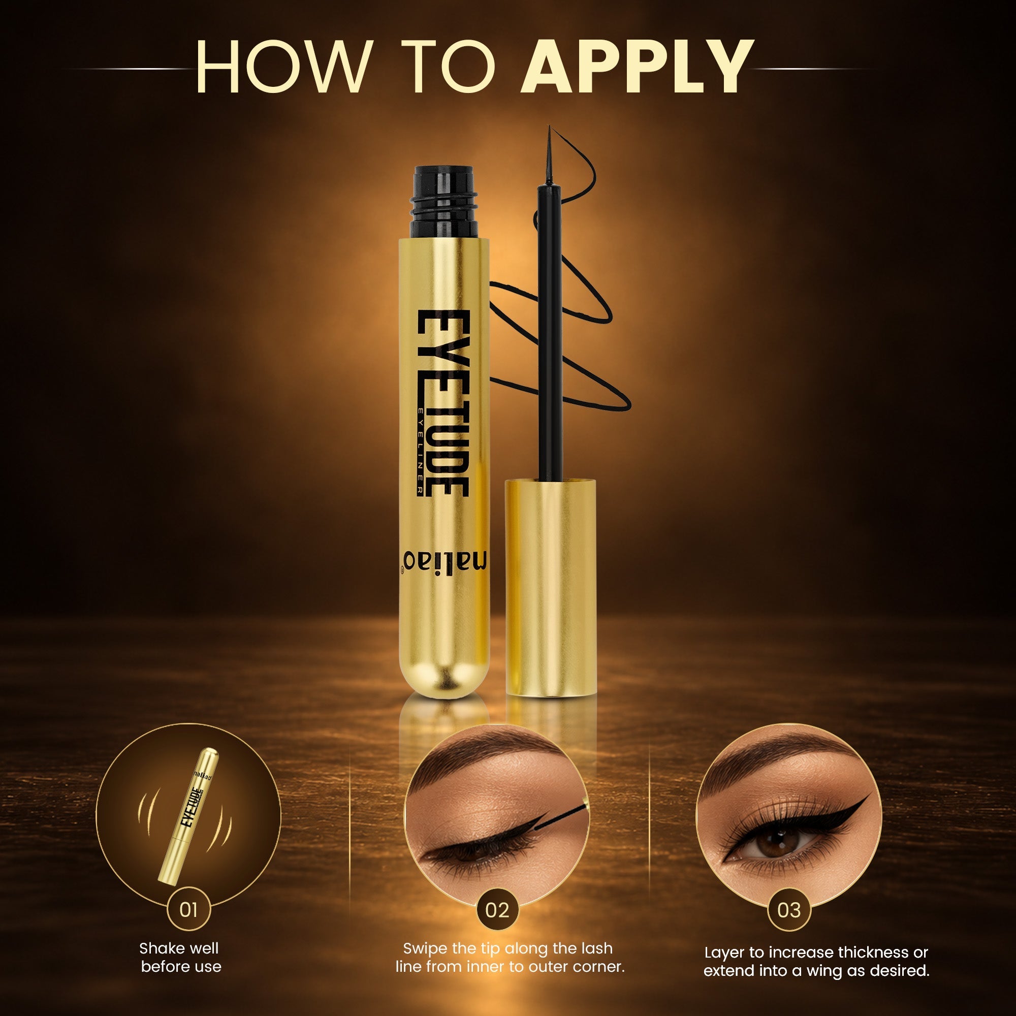 Maliao Eyetude Eyeliner Eye