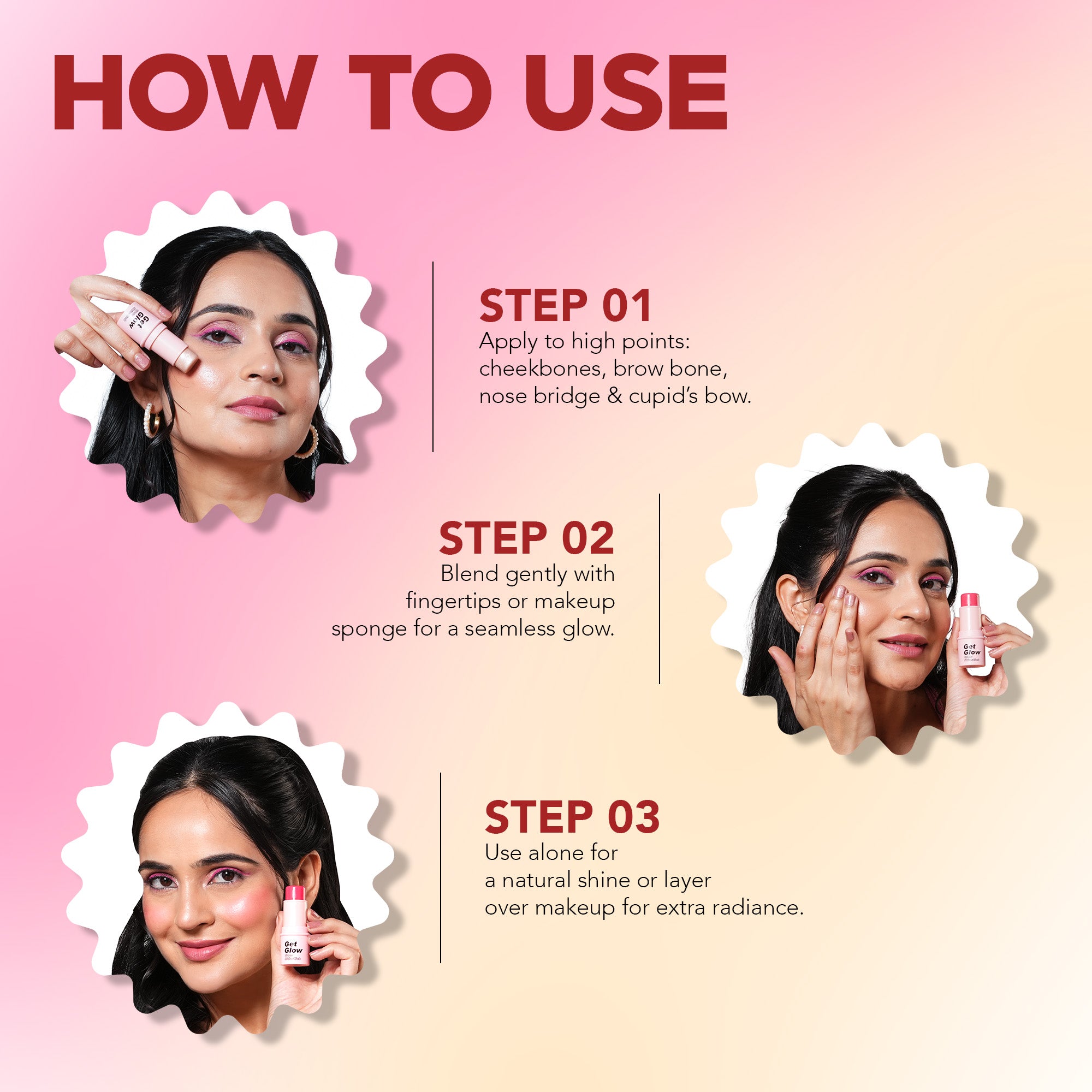 Maliao Get Glow Skinstick Face
