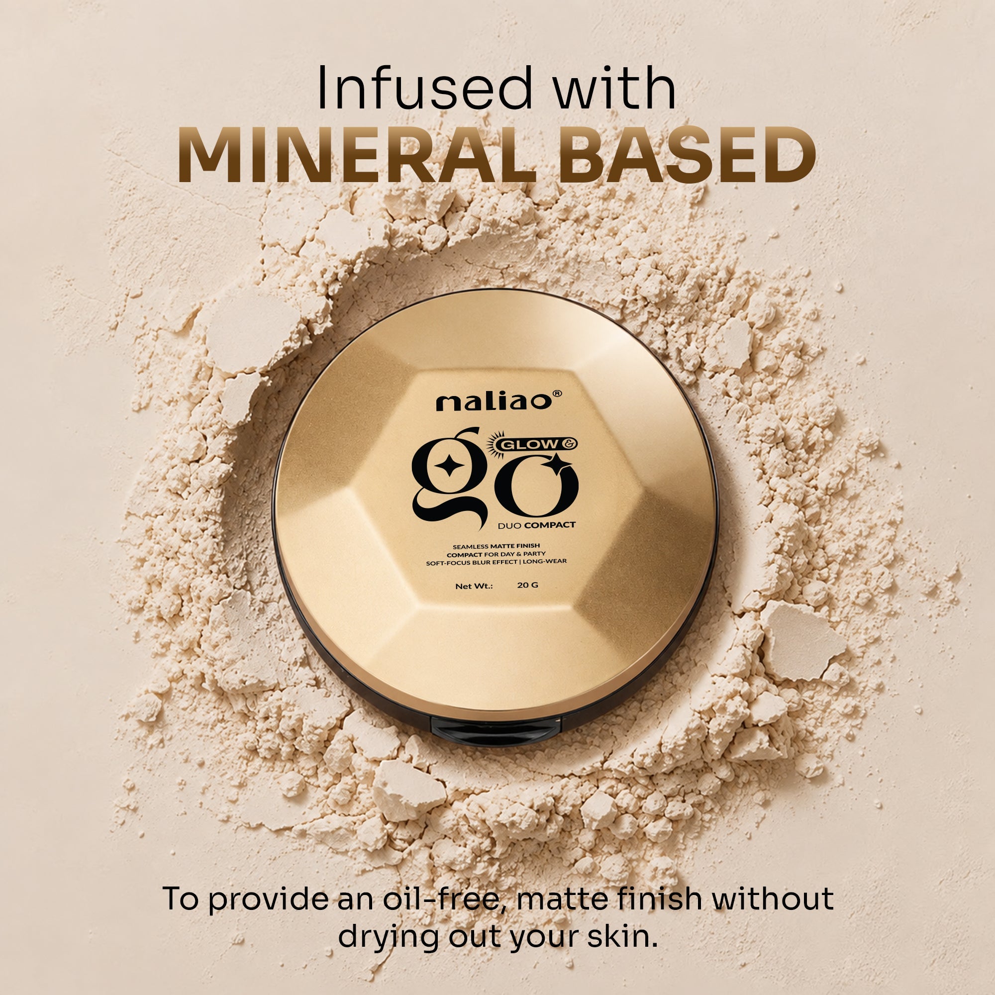 Maliao Whitening Compact Powder Face