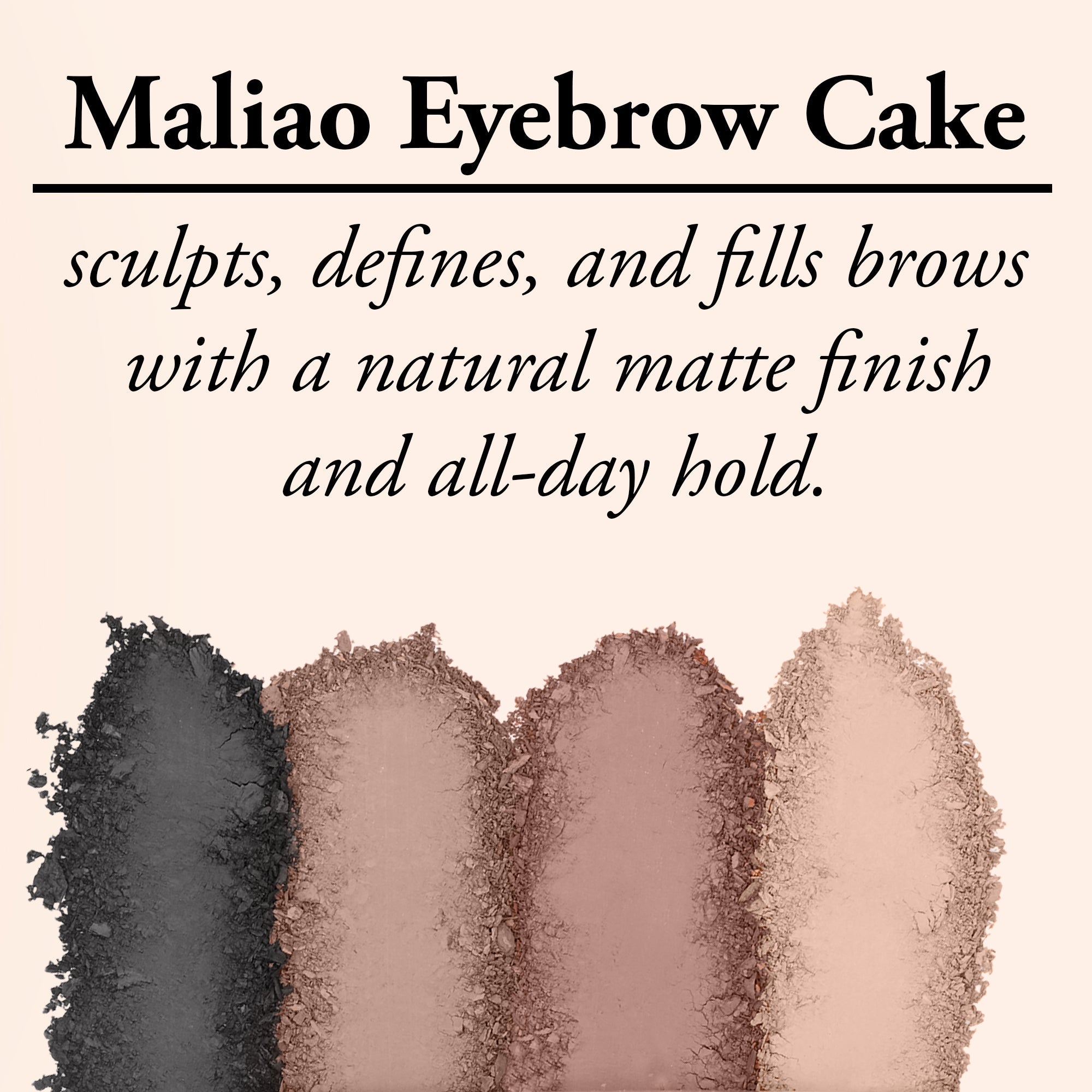 Maliao Eyebrow Cake - Effortlessly Draw Perfect Eyebrows with Ease Eye