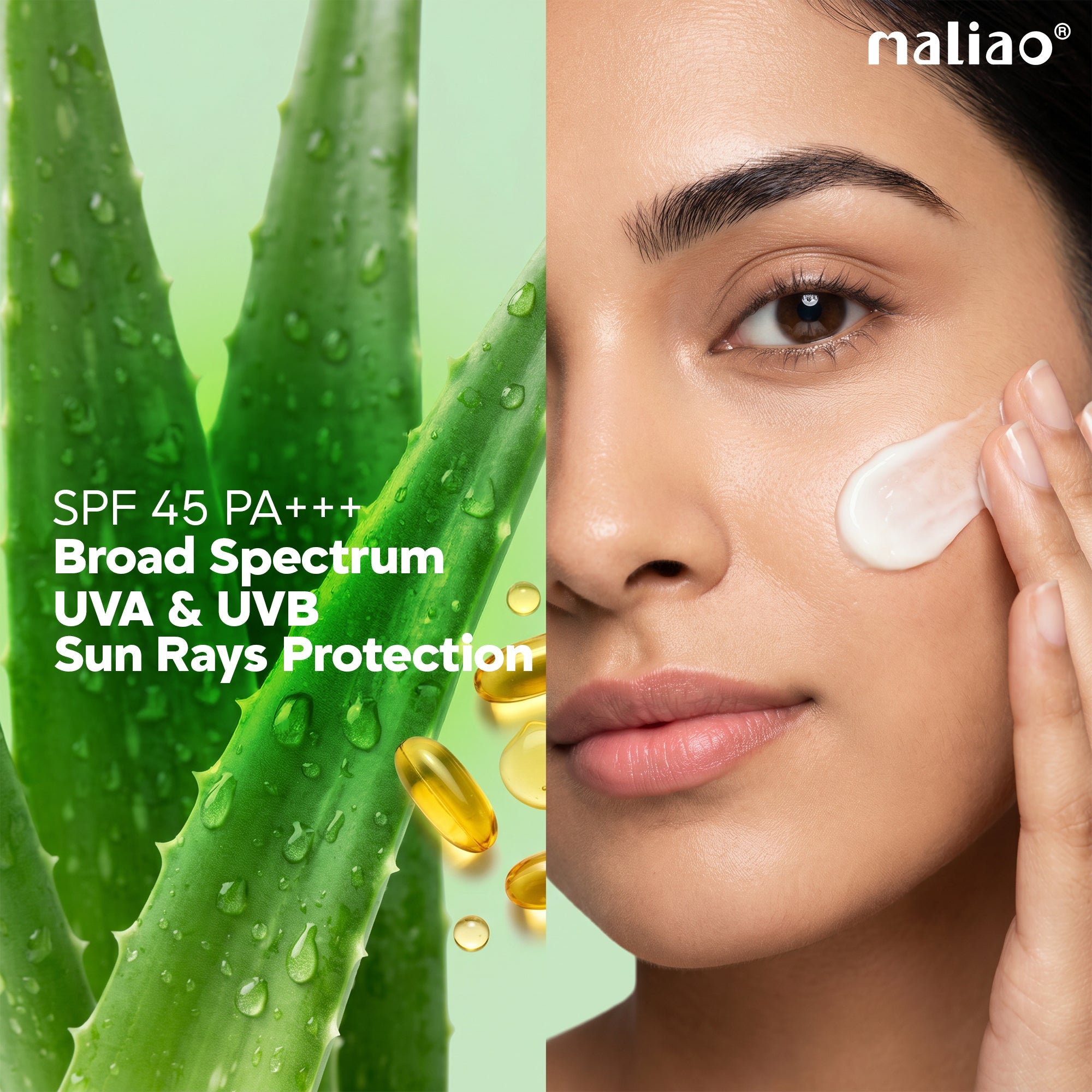 Maliao Dailywear Sunscreen SPF 45 PA+++ Face