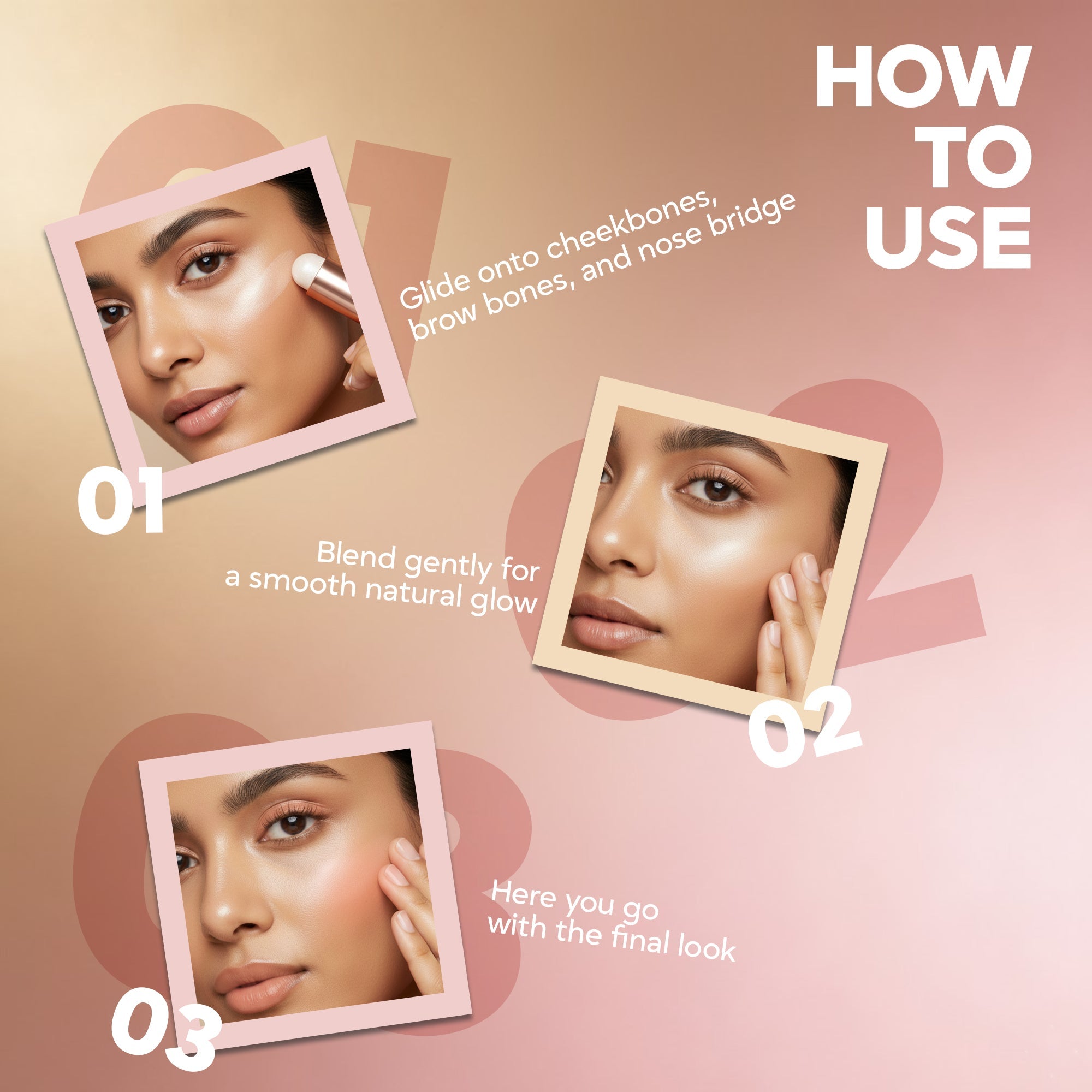 Maliao Insta-Glow Highlighting Stick - Illuminate Your Radiance Instantly Face