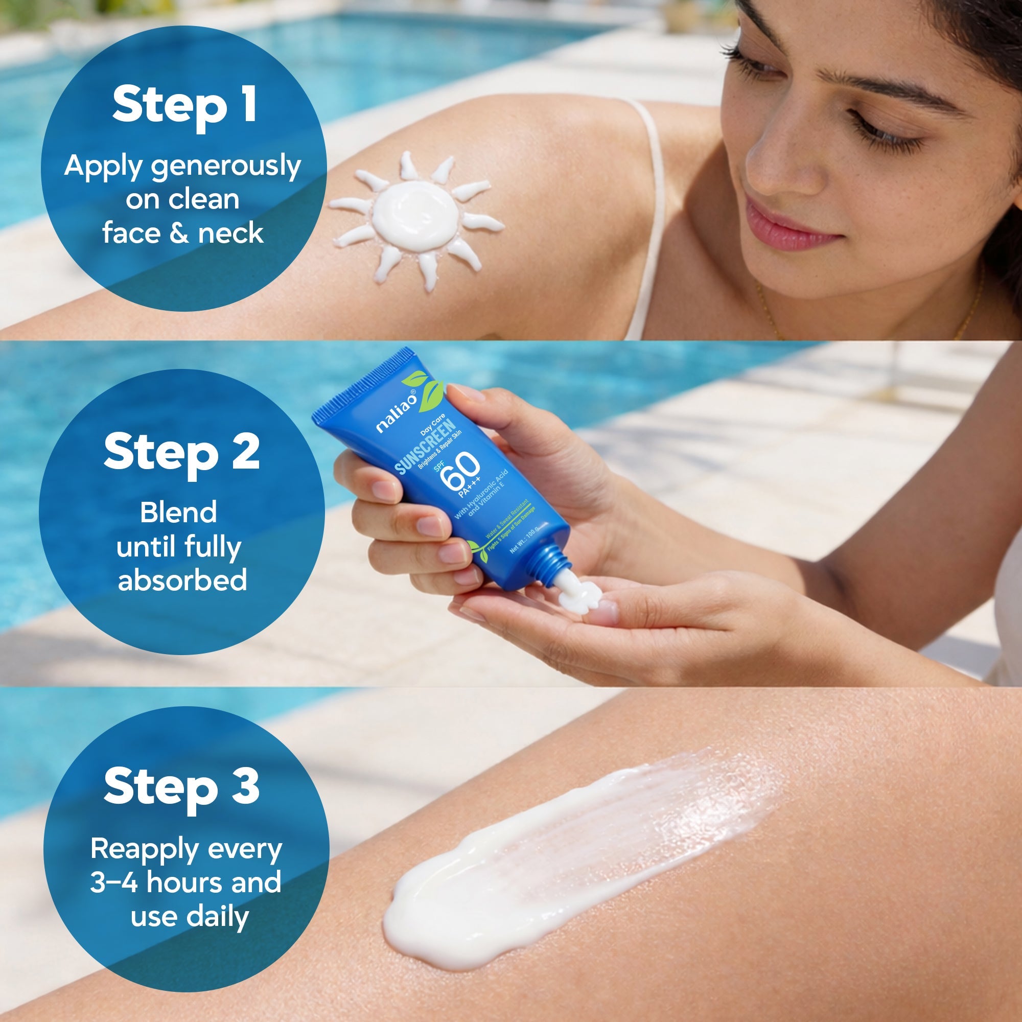 Maliao Green Tea Sunscreen SPF 60 PA+++ Face