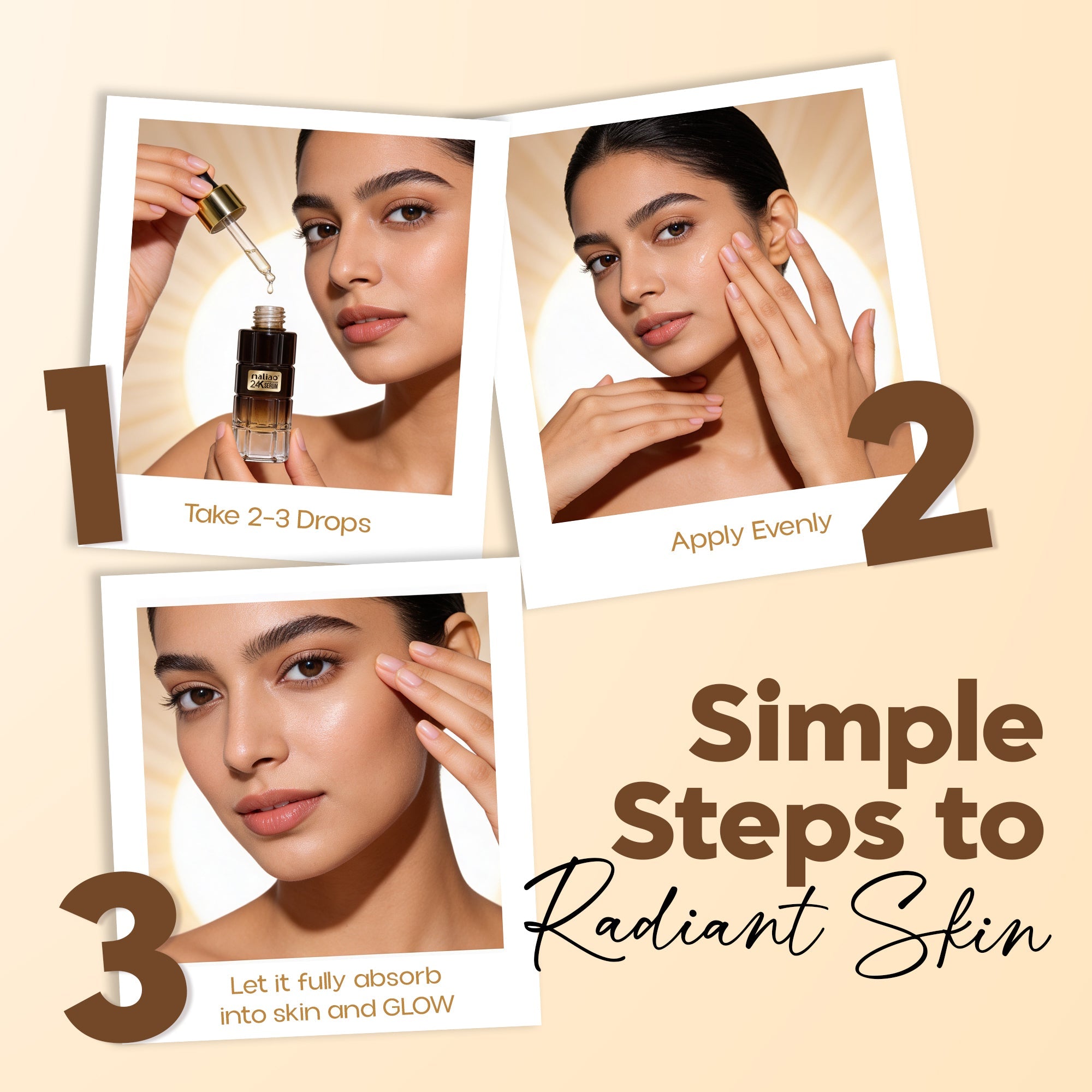 Maliao 24K Glow Booster Serum Face