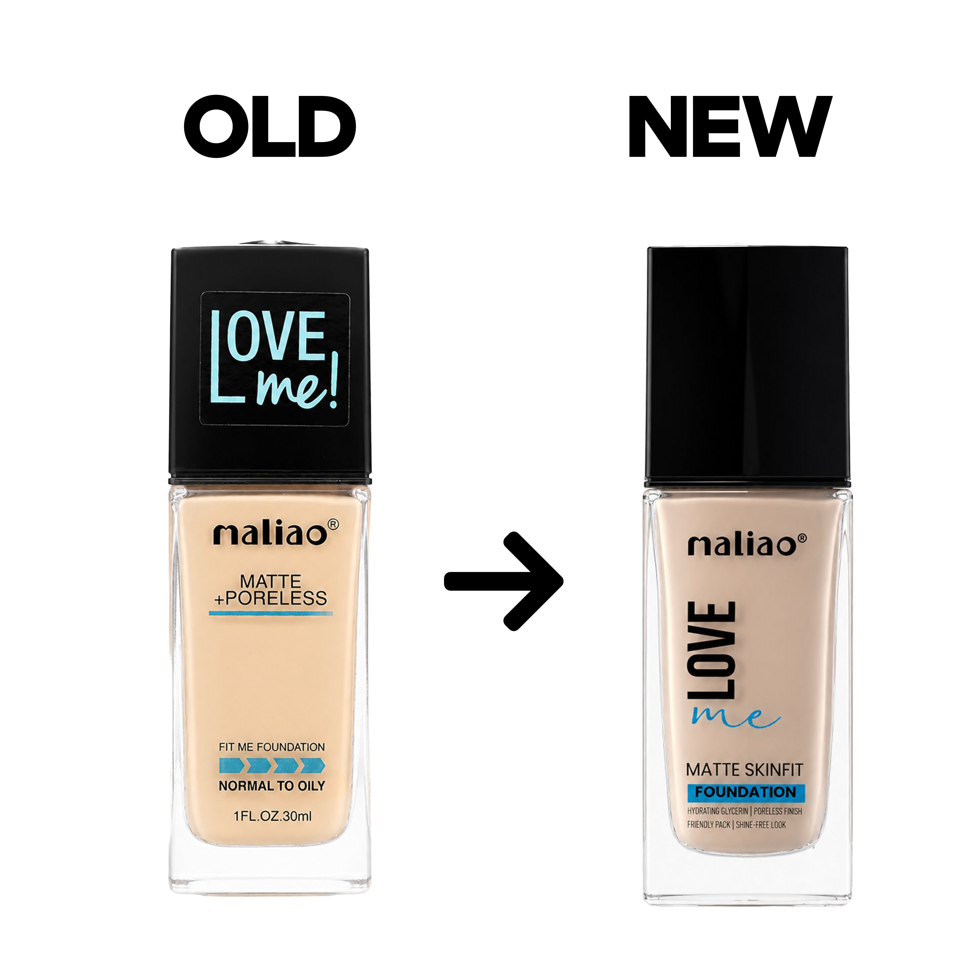 Maliao Love Me Matte SkinFit Foundation 30 ml Face