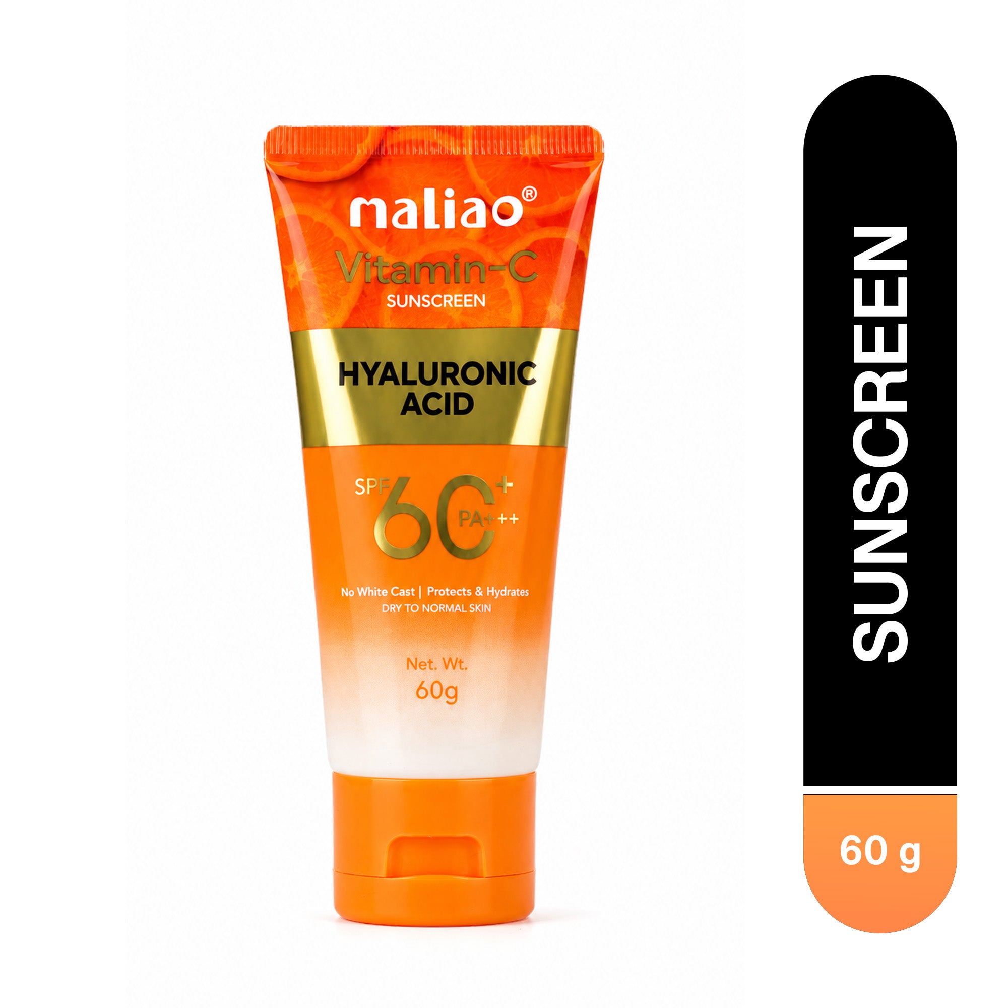 Maliao Vitamin C SPF 60 PA+++ Sunscreen Cream Face