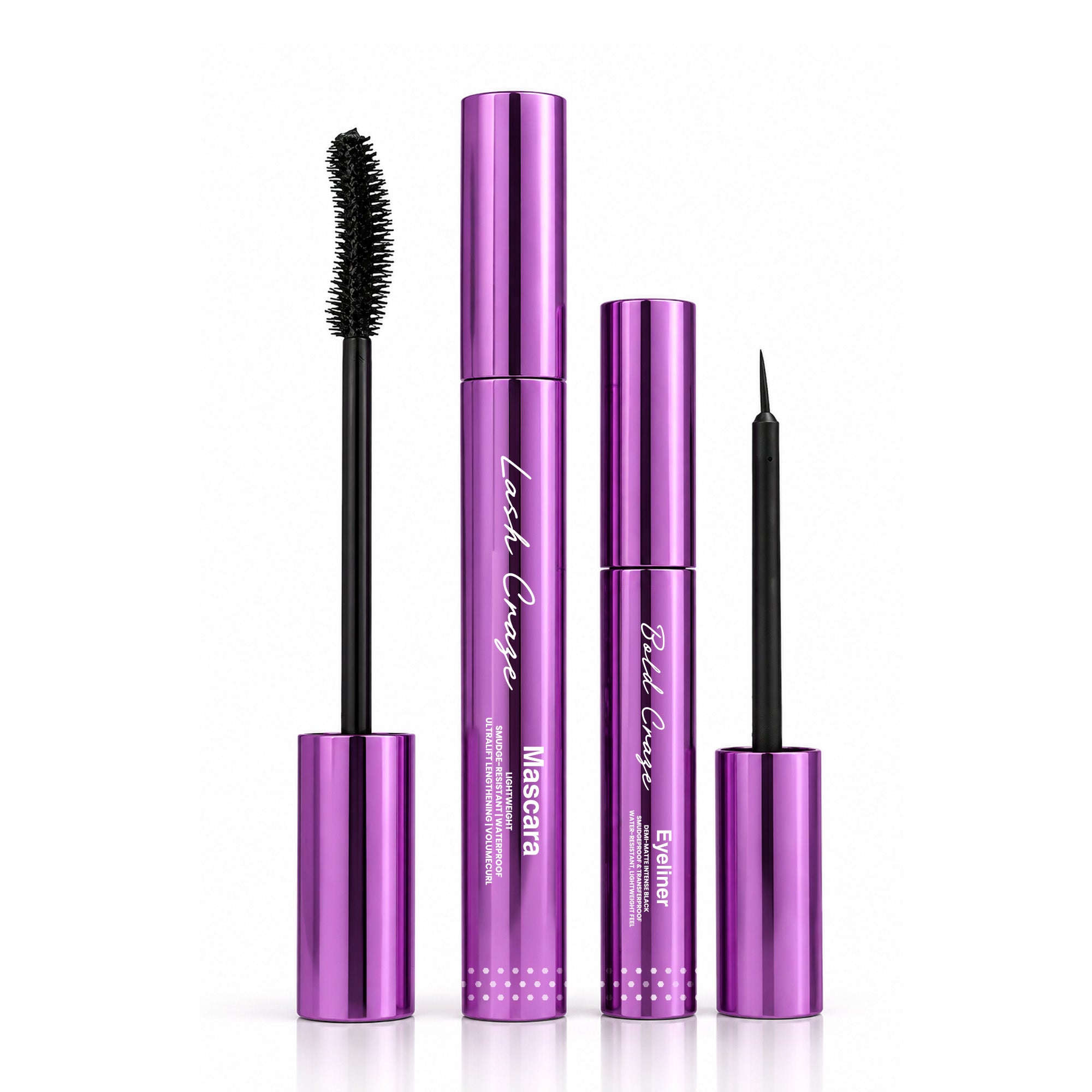 Maliao Lash Craze Mascara & Bold Craze Eyeliner Combo