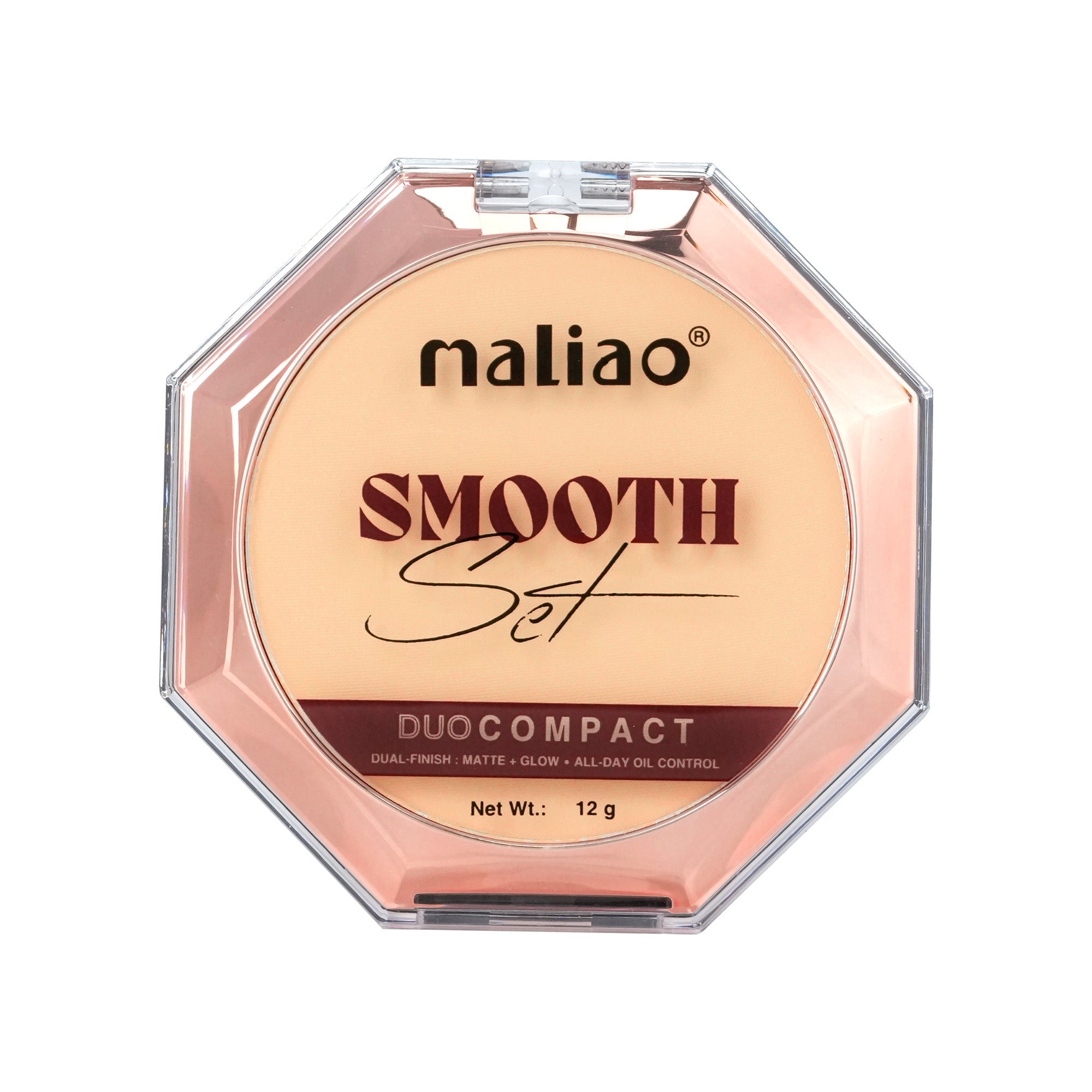 Maliao High Coverage Prime & Fine Matte Pressed Powder Face
