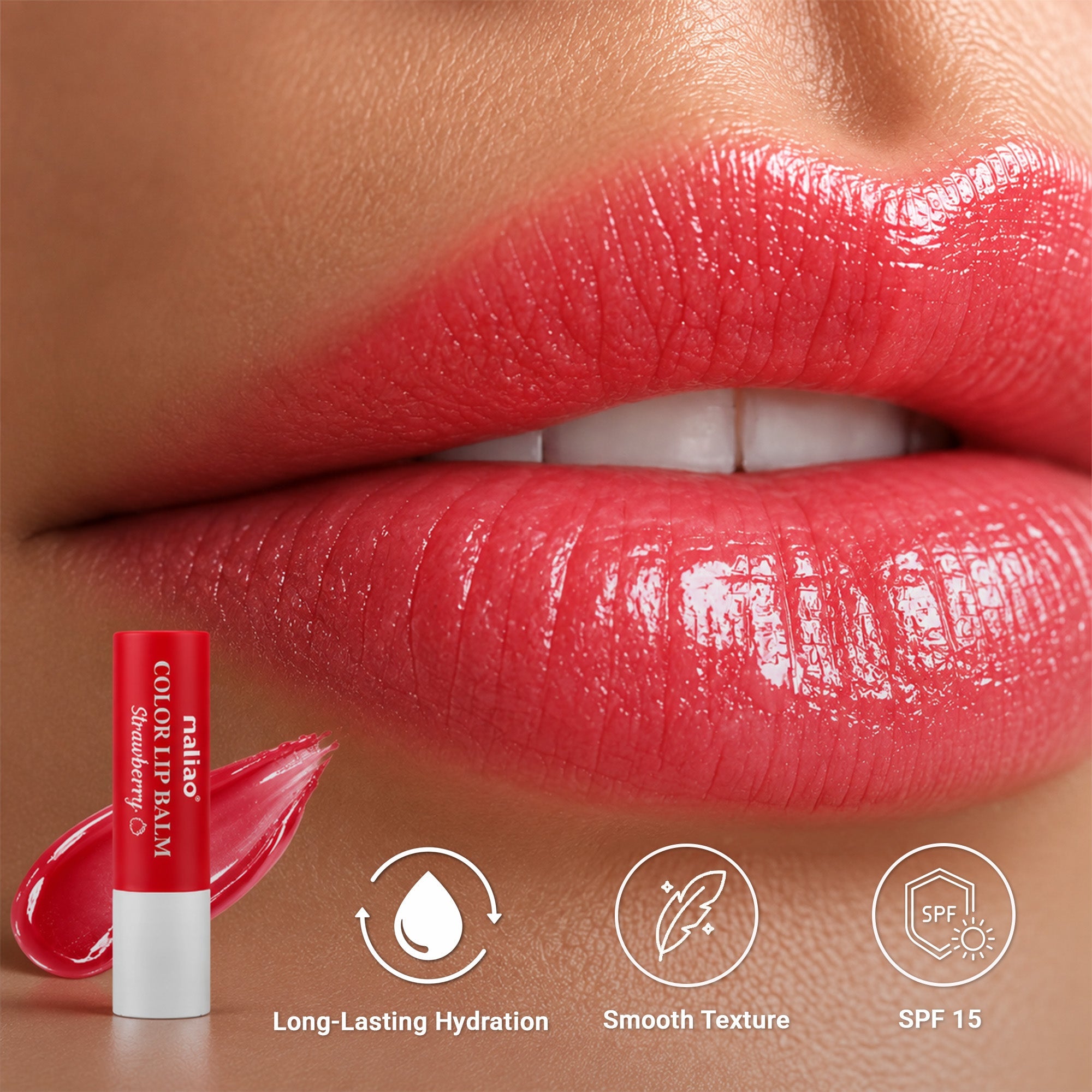 Maliao Color Lip Balm + Maliao Double Effect Mascara & Eyeliner Combo