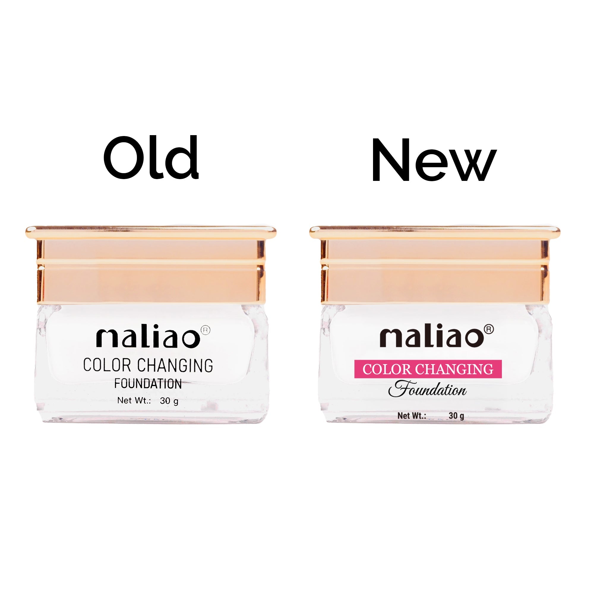 Maliao Colour Changing Waterproof Foundation Face