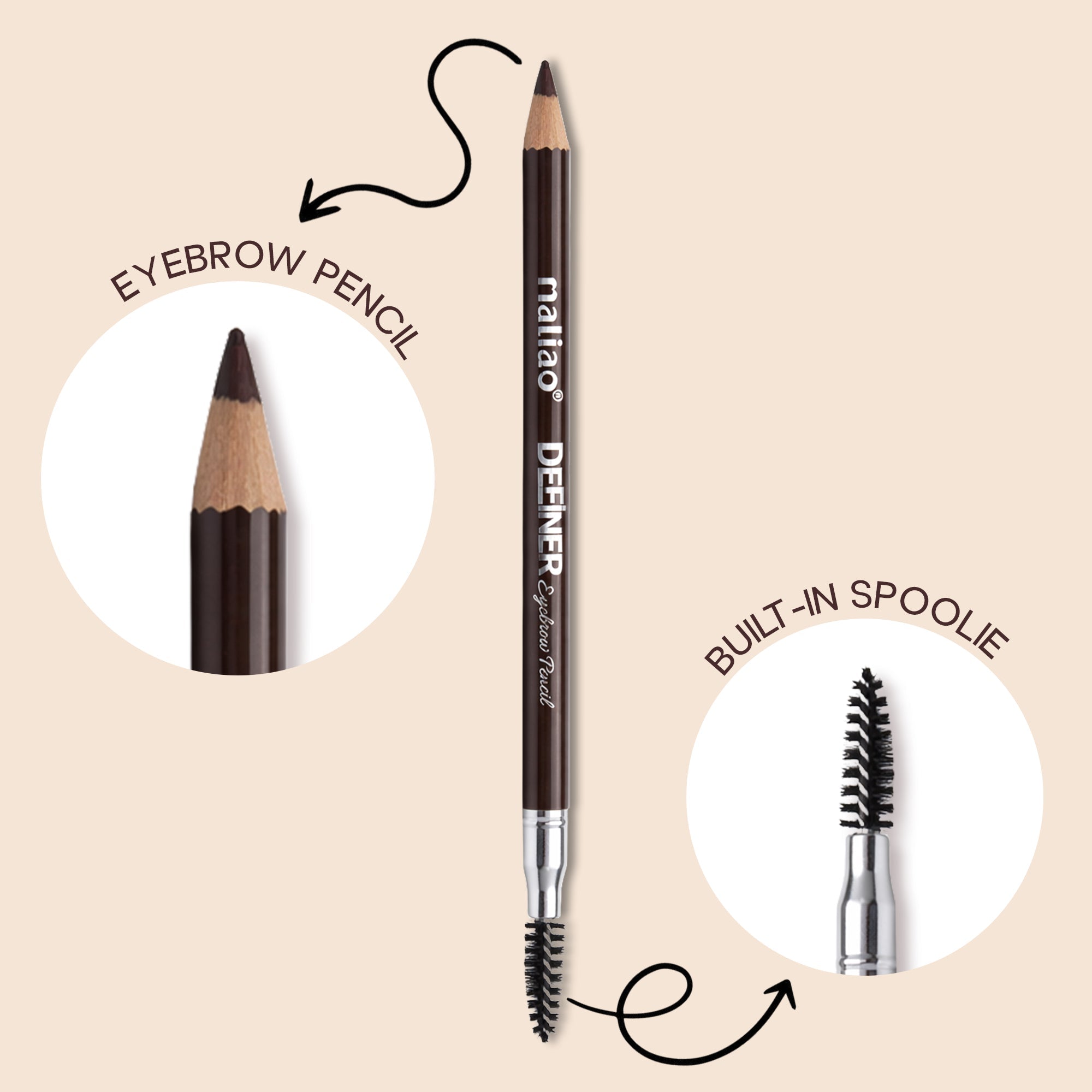 Maliao Definer Eyebrow Pencil Eye