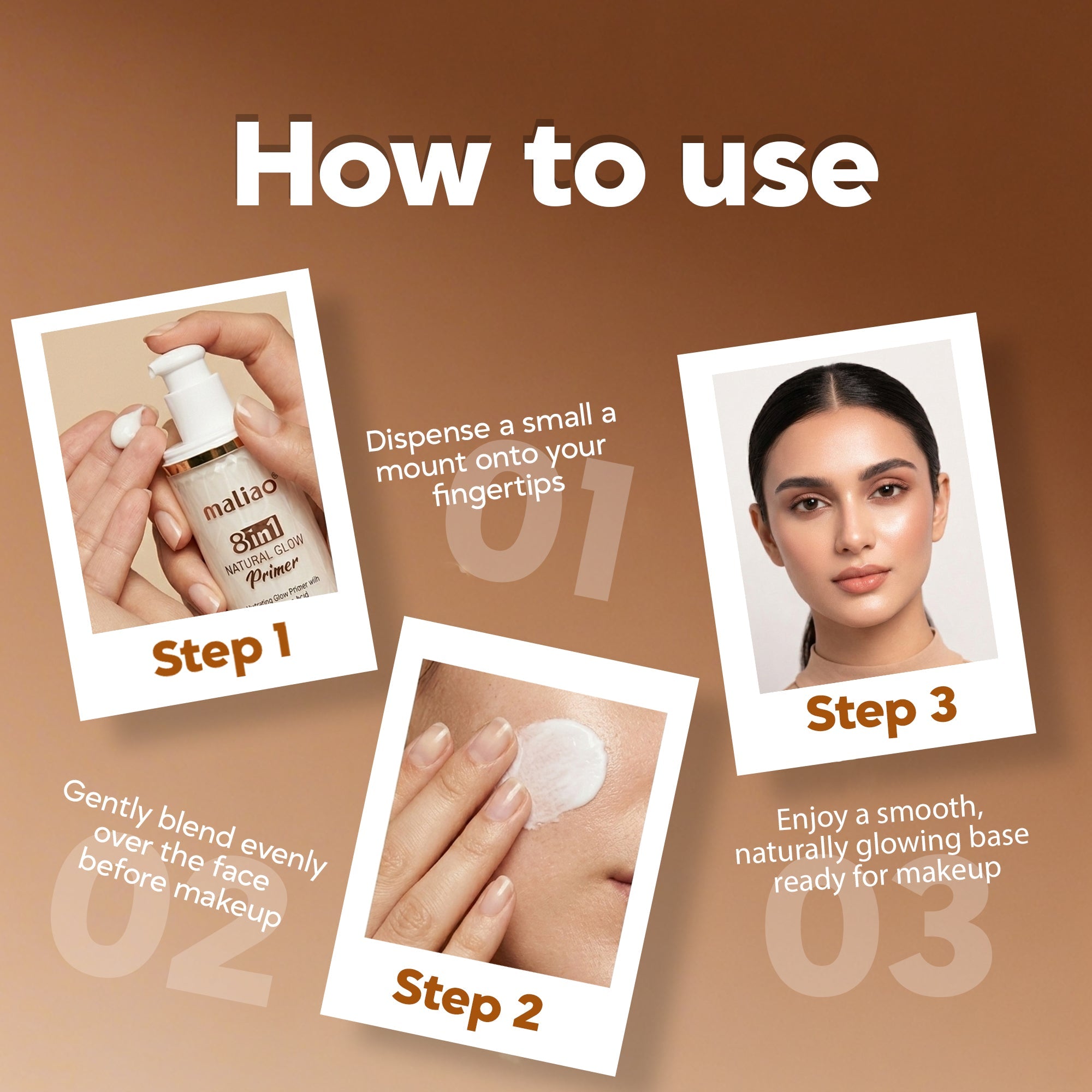 Maliao 8-In-1 Natural Glow Primer Face