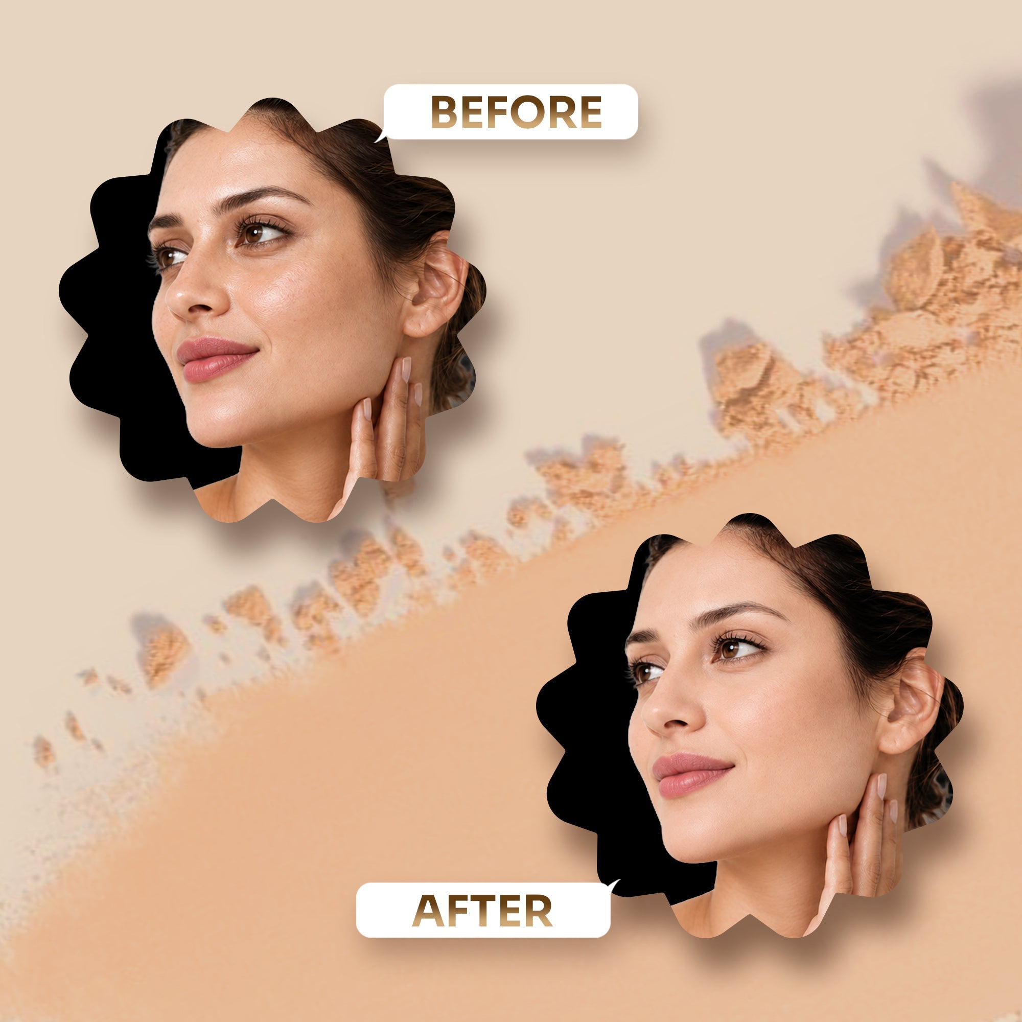Maliao Whitening Compact Powder Face