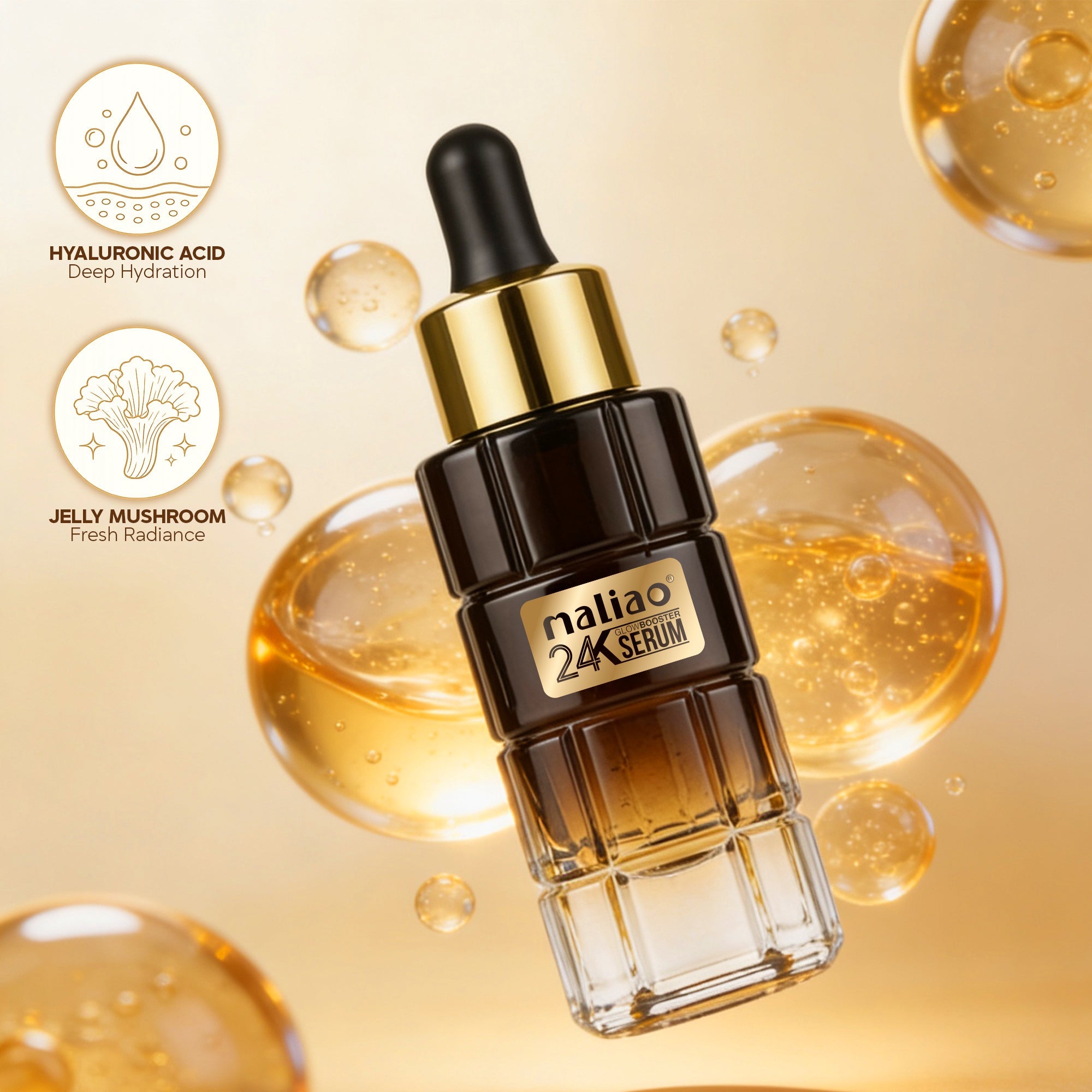 Maliao 24K Glow Booster Serum Face