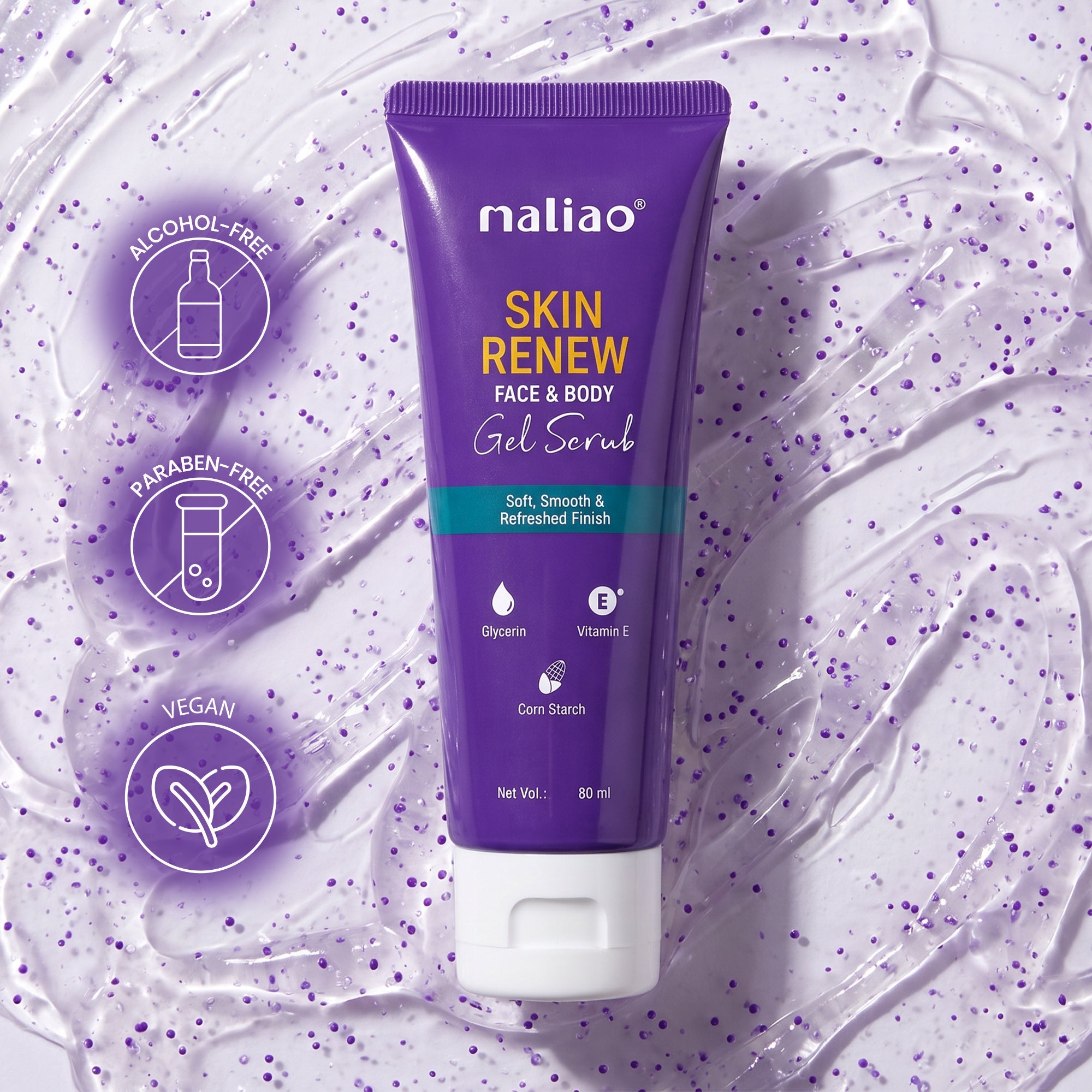 Maliao Skin Renew Face & Body Gel Scrub