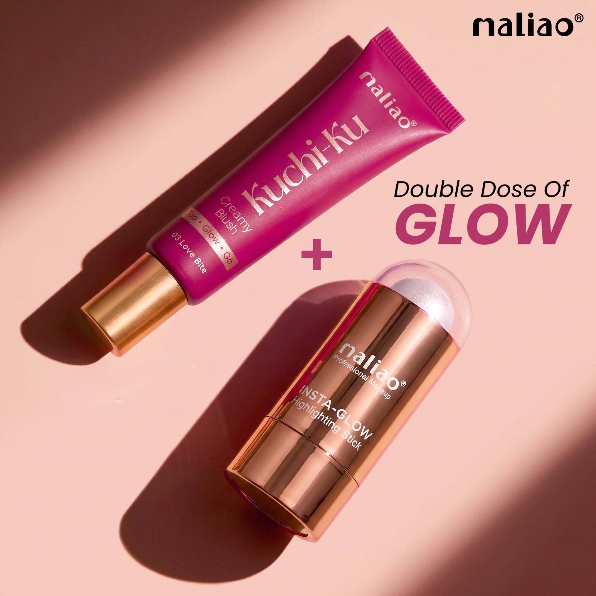 Maliao Kuchi-Ku Cream Blush & Insta Glow Highlighting Stick