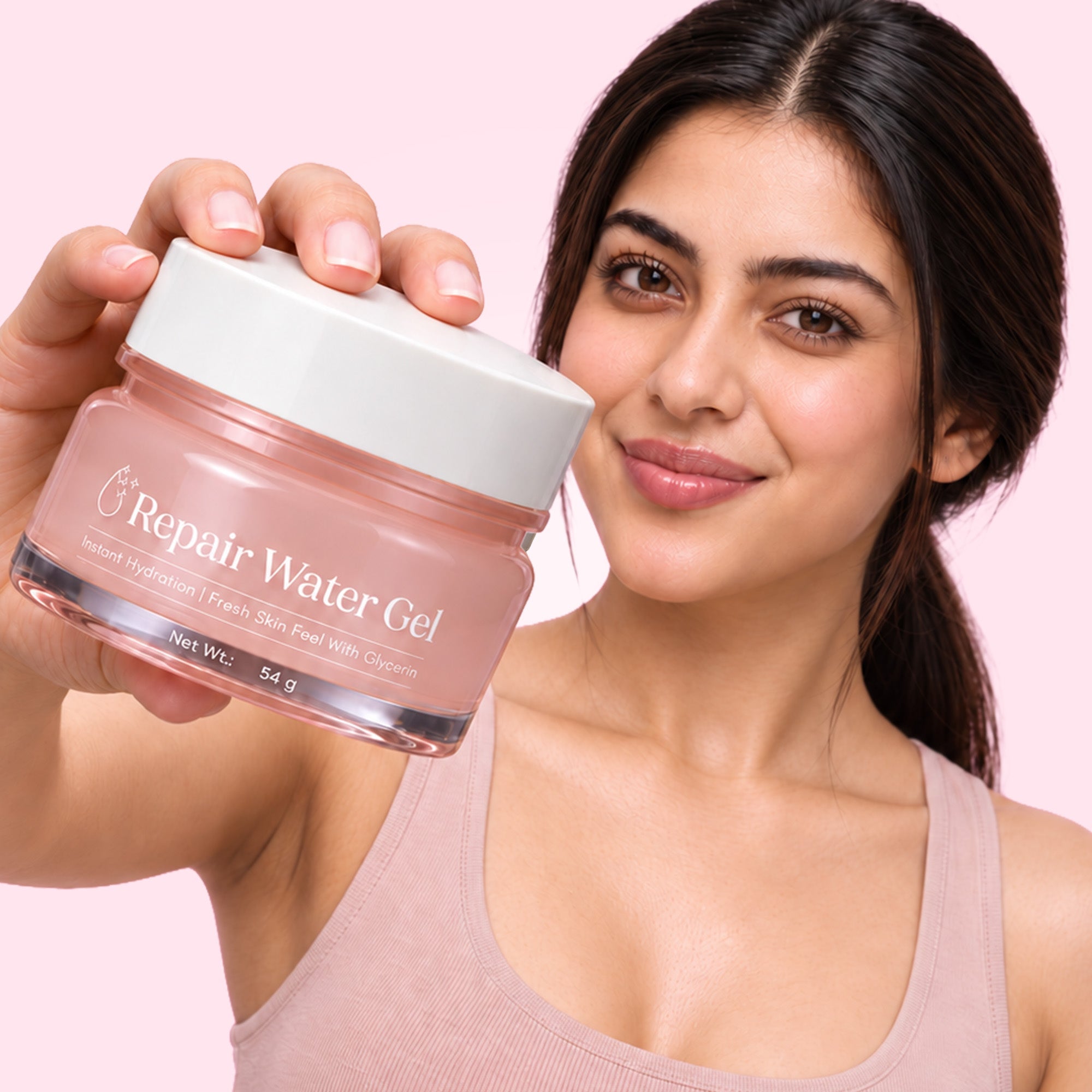Maliao Repair Water Gel Moisturizer – Hydrating and Whitening Face Gel for All Skin Types, Lightweight & Non-Greasy, 50g Skin Care