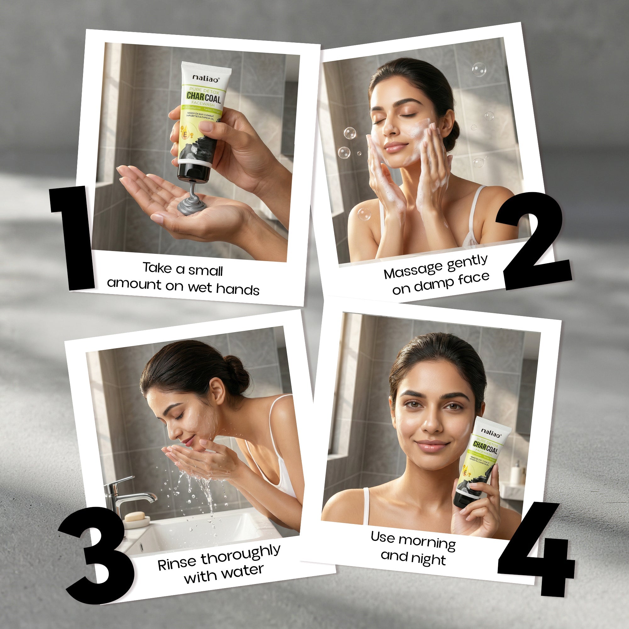 Maliao Pure Detox Charcoal Face wash Face