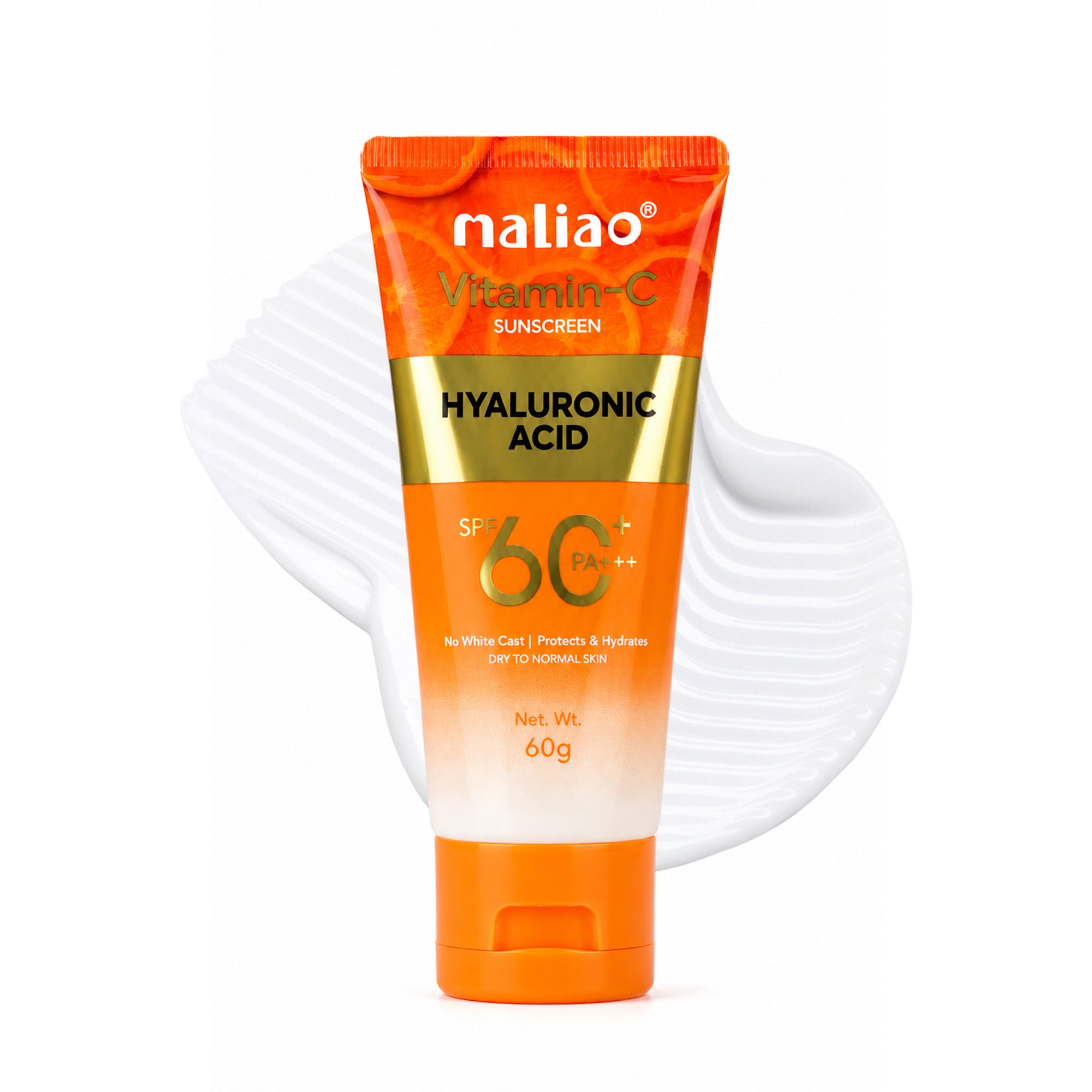 Maliao Vitamin C SPF 60 PA+++ Sunscreen Cream Face