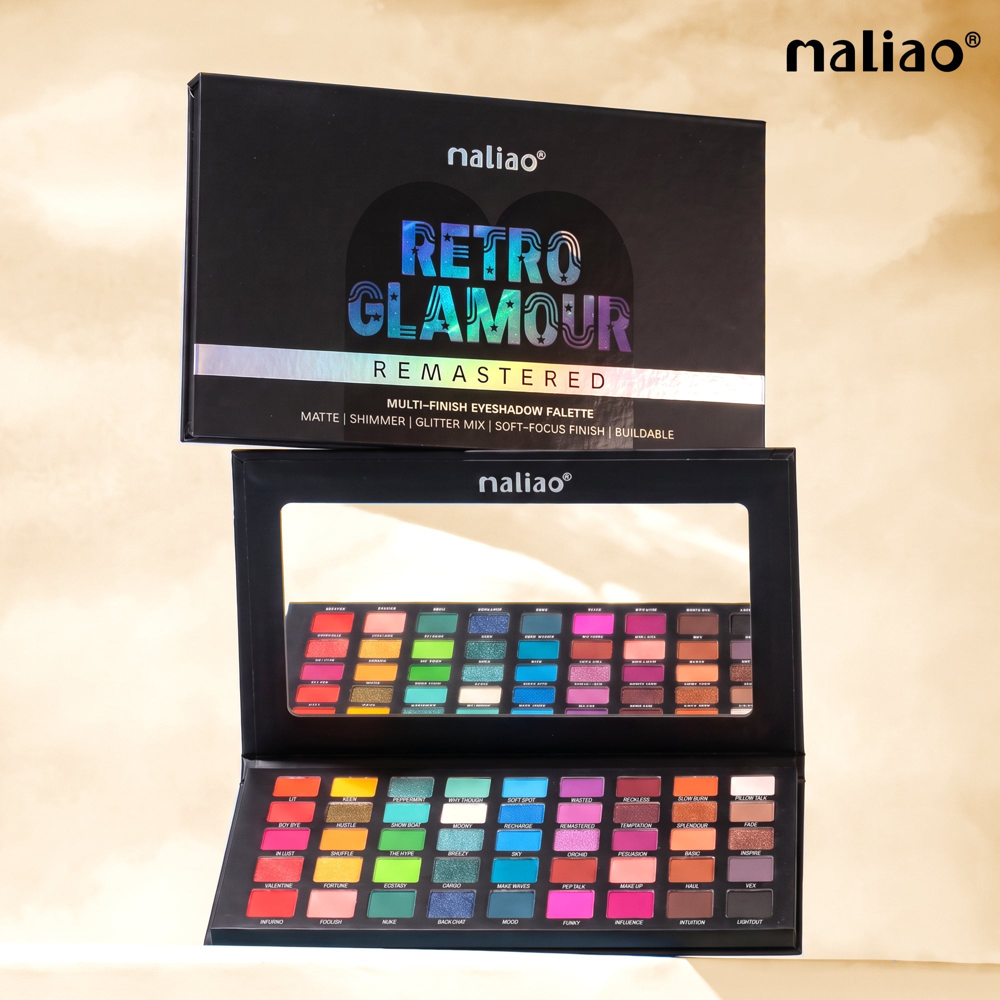 Maliao Retro Glamour Remastered MultI Finish Eyeshadow Palette Eye