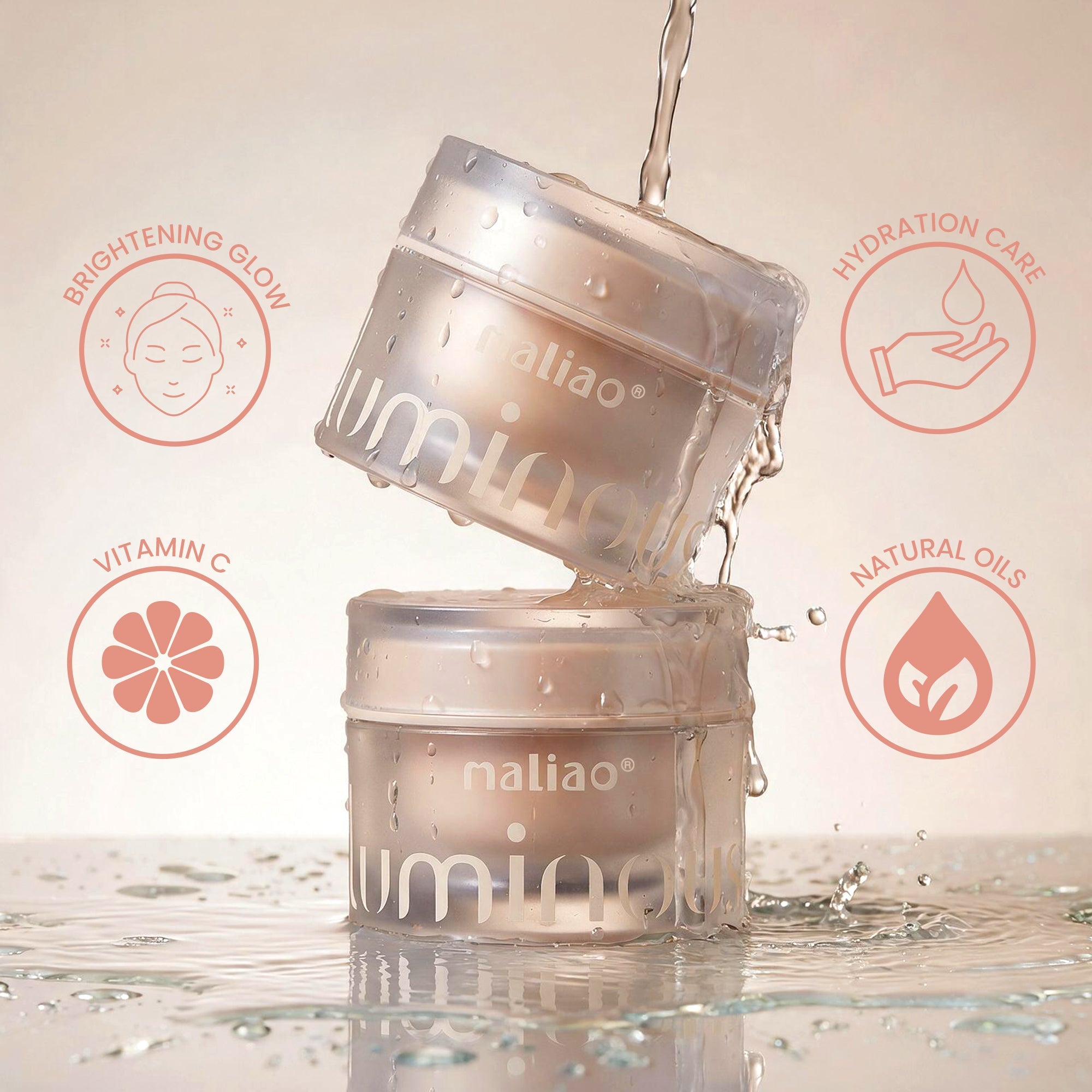 Maliao Luminous Glowing & Brightening Moisturiser Face