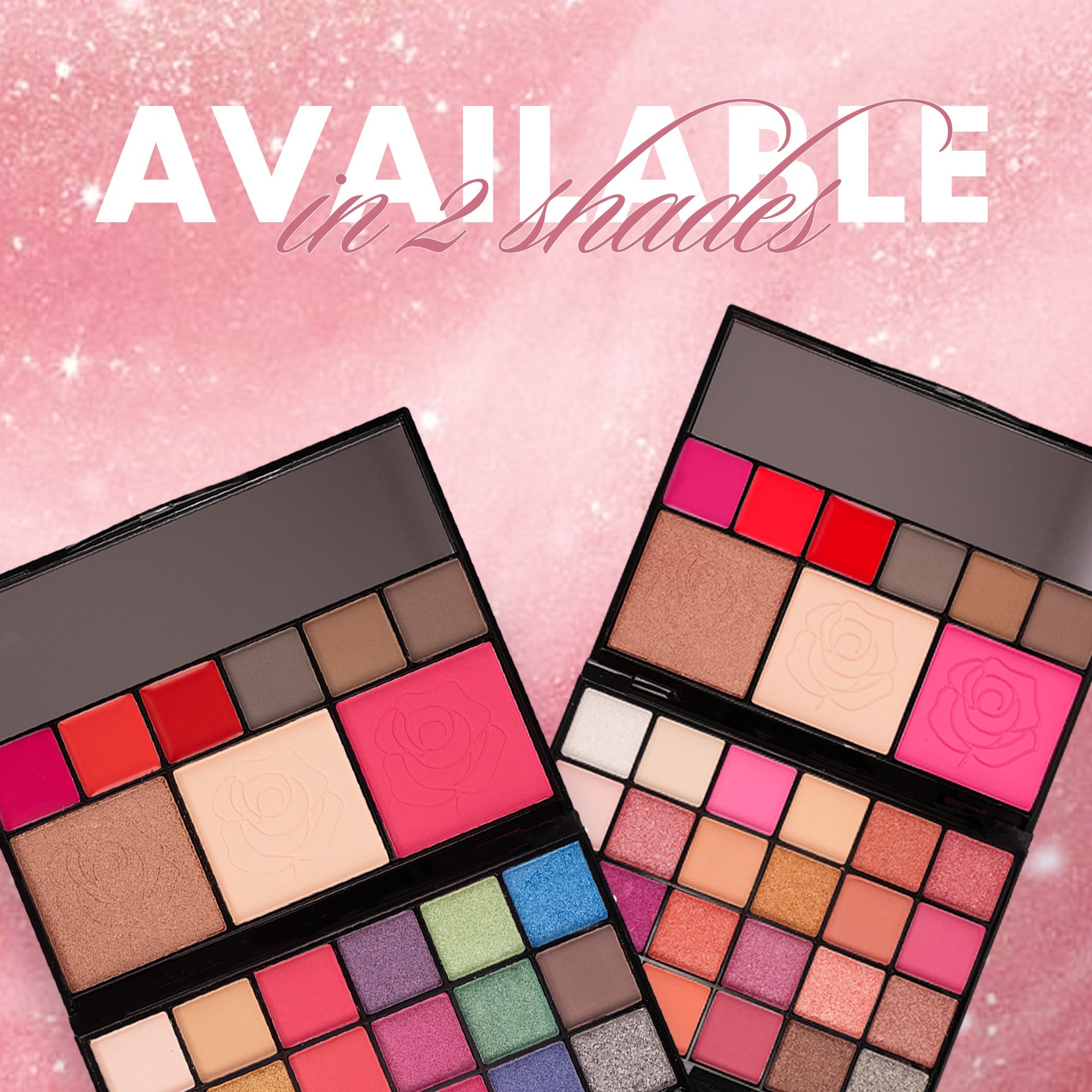 Maliao Ultimate Makeup Palette - 24 Eyeshadows, Blush, Highlighter, Lip Glosses, Eyebrow Powders, Contour Powder Face