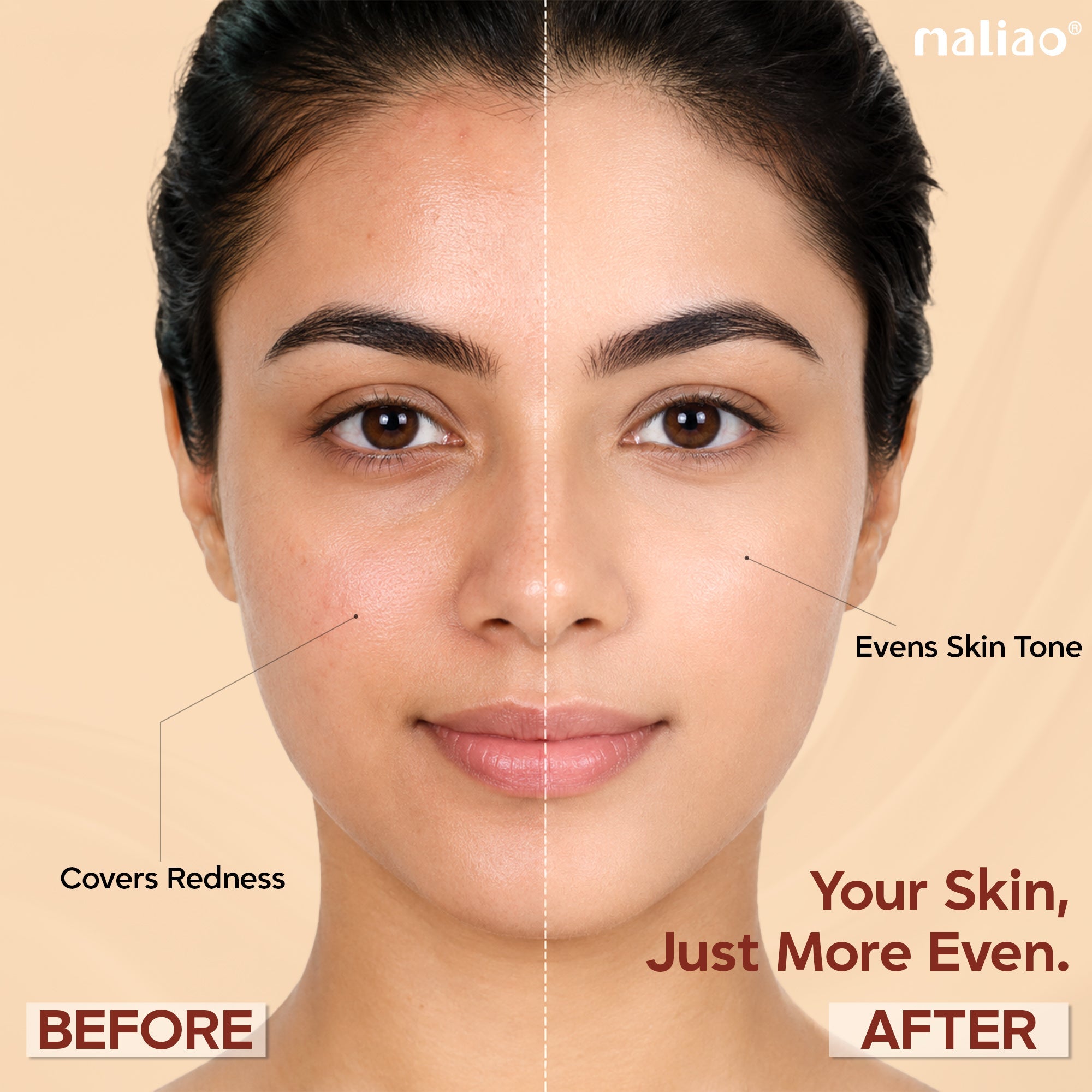 Maliao Camera Ready CC Cream Face