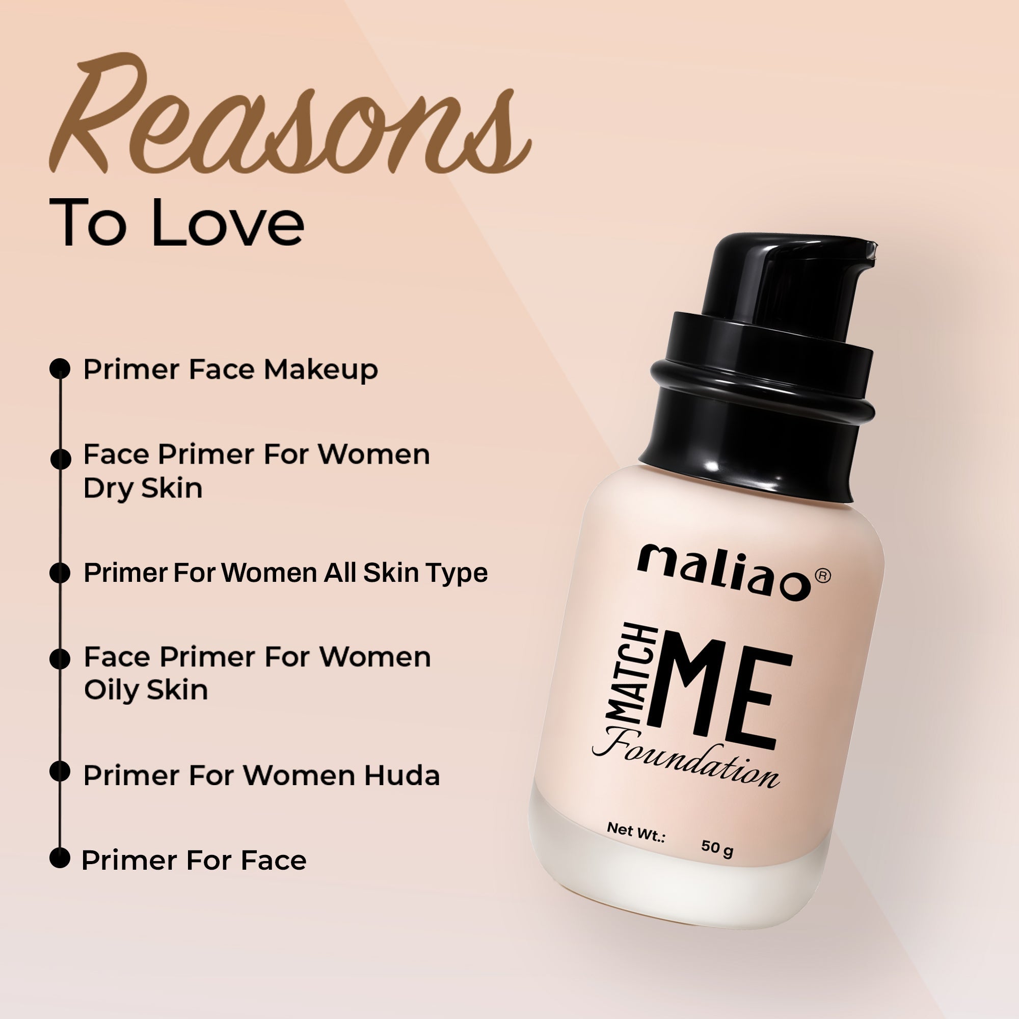 Maliao Powder-Less Liquid Oil-Free Primer Face