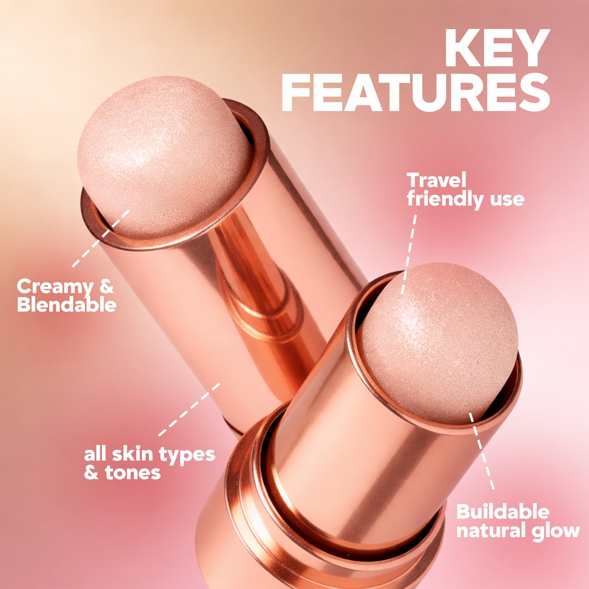 Maliao Insta-Glow Highlighting Stick - Illuminate Your Radiance Instantly Face