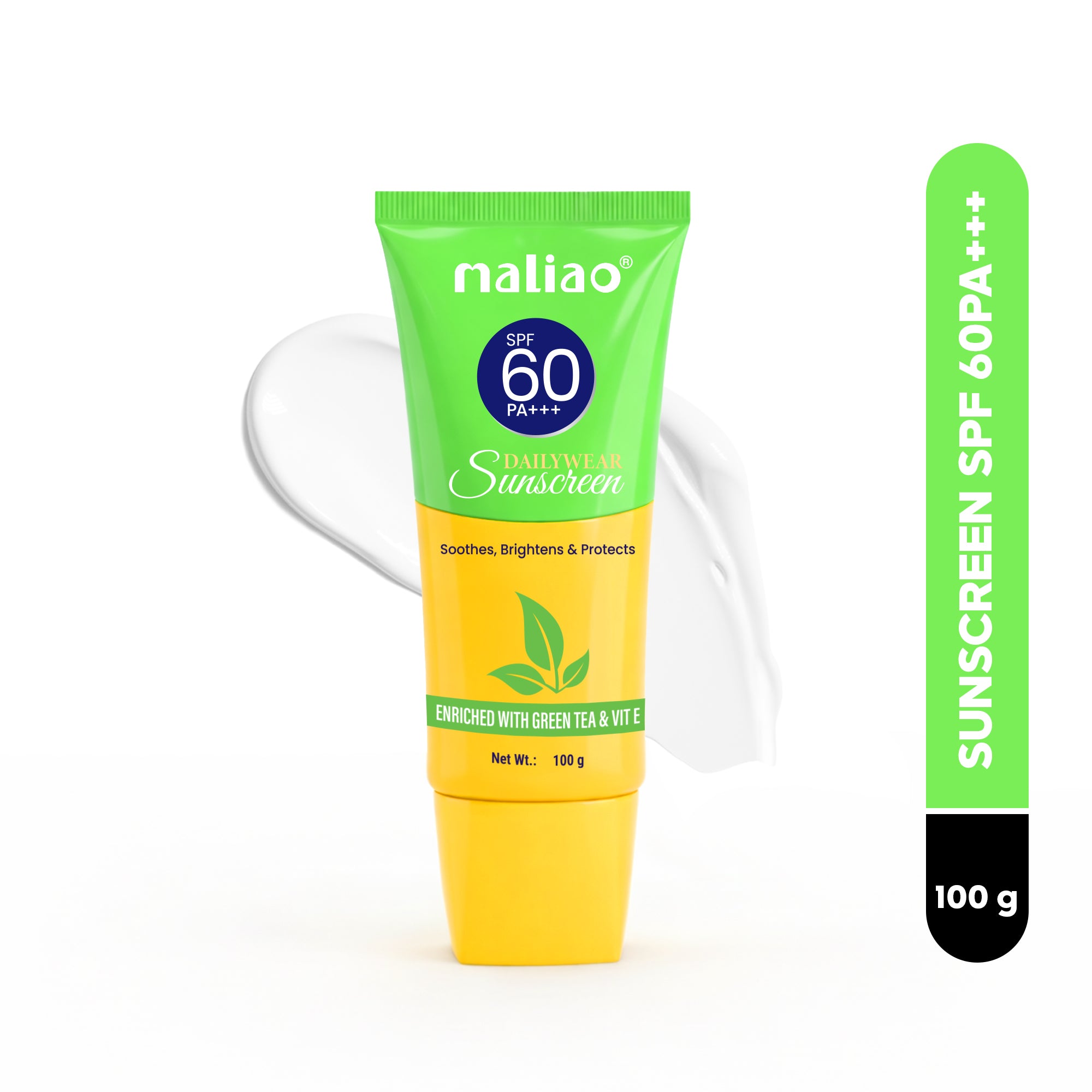 Maliao Aloe Vera Sunscreen SPF 60 PA+++ Face