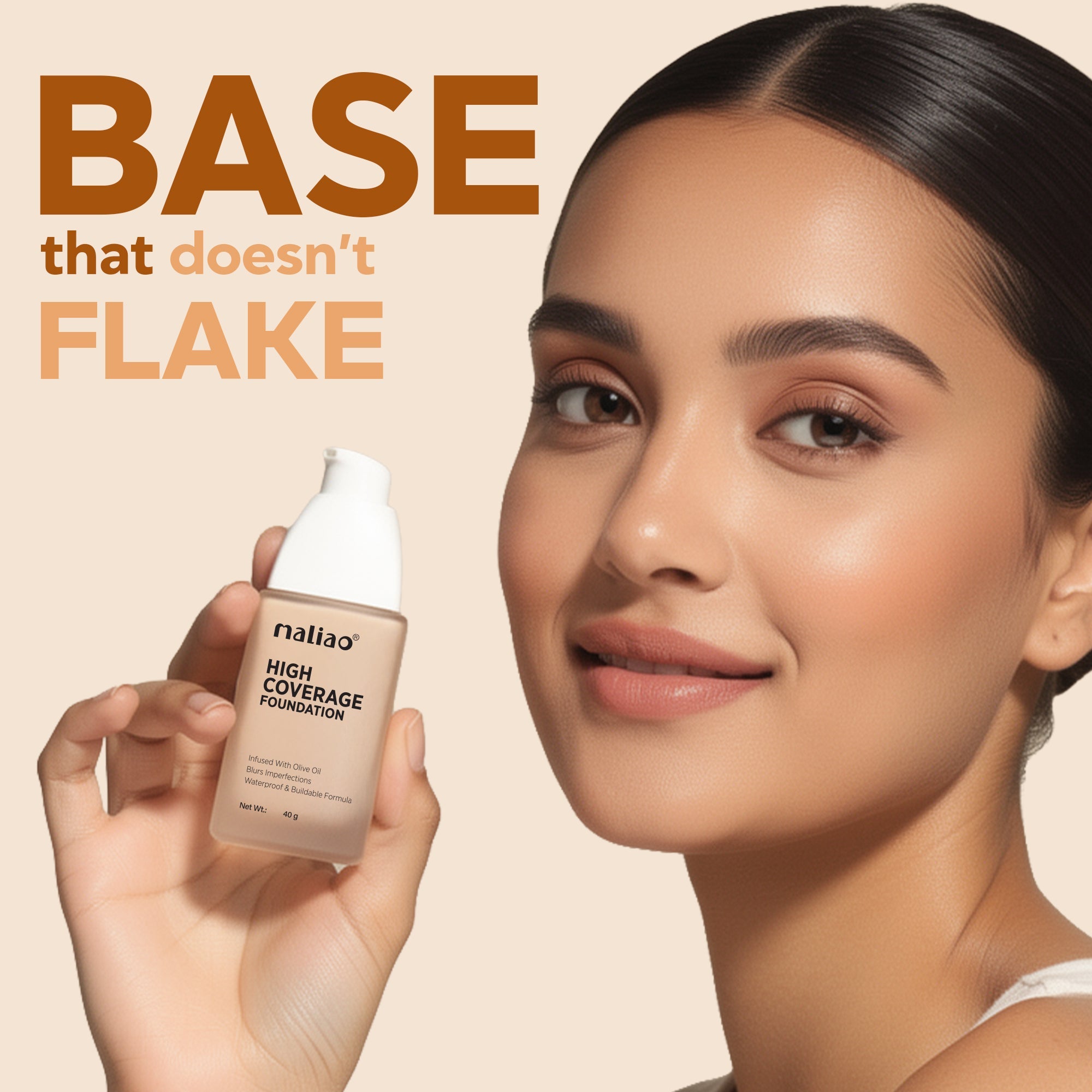 Maliao High Coverage Waterproof Base Foundation Face