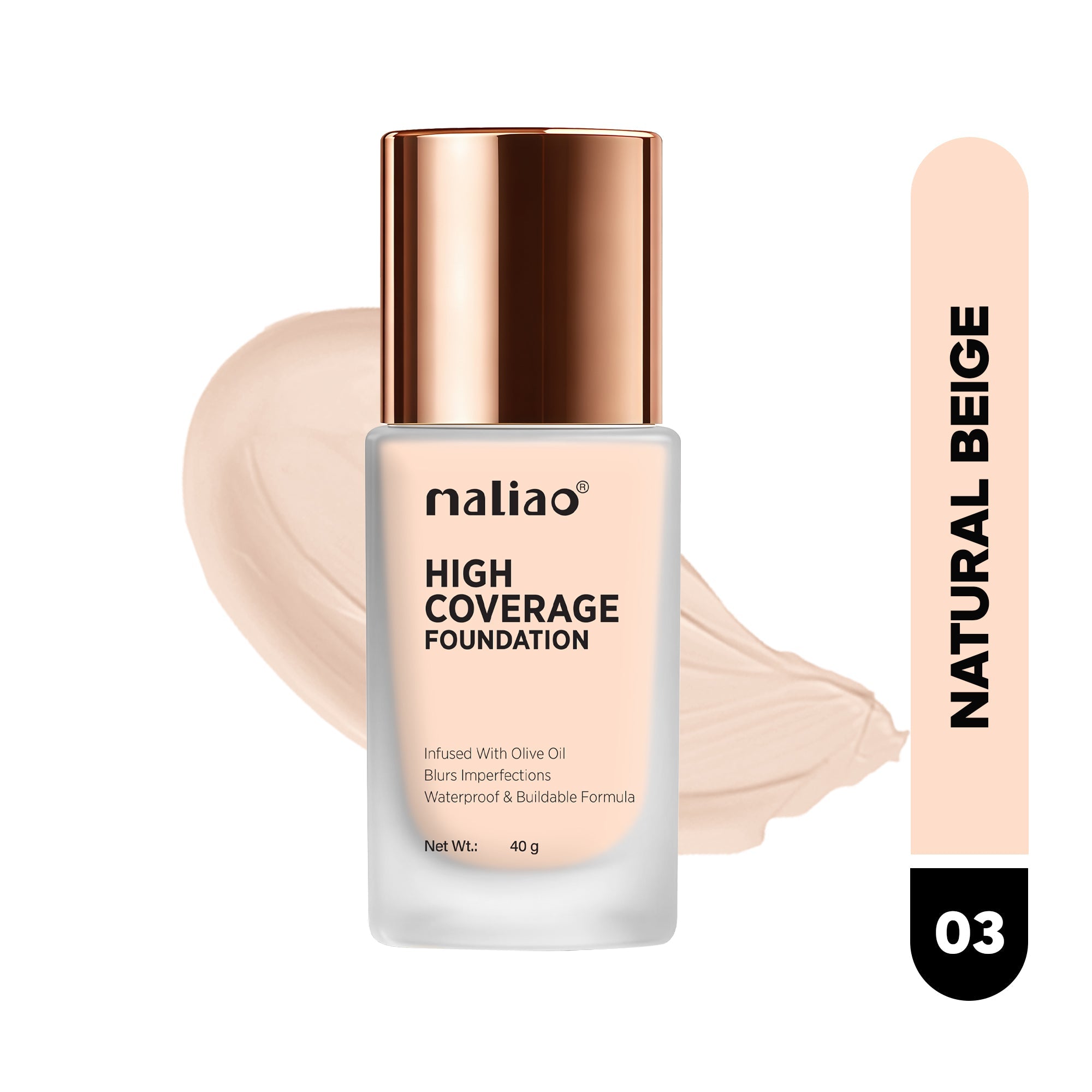 Maliao High Coverage Waterproof Base Foundation Face
