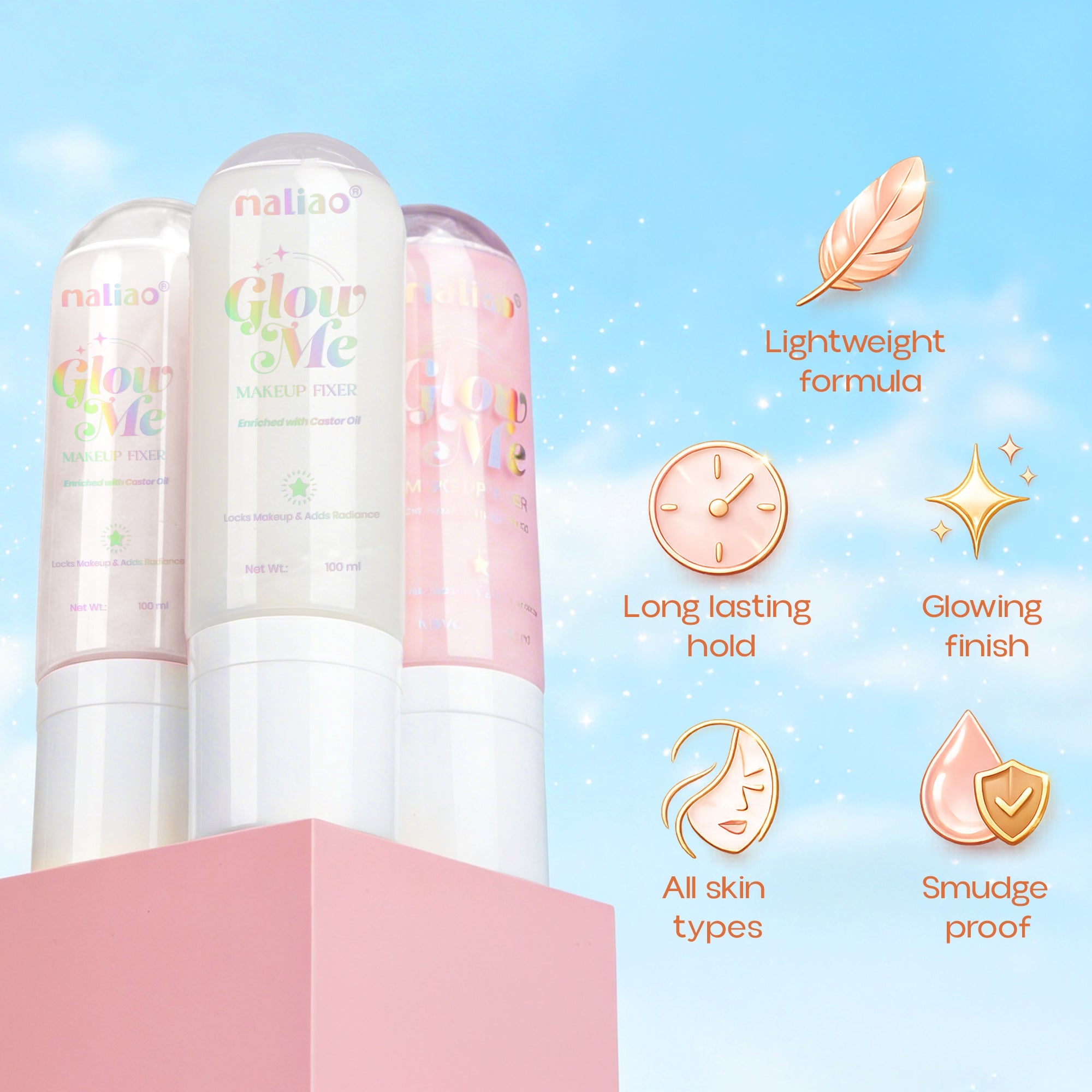 Maliao Glow Me Makeup Fixer Face