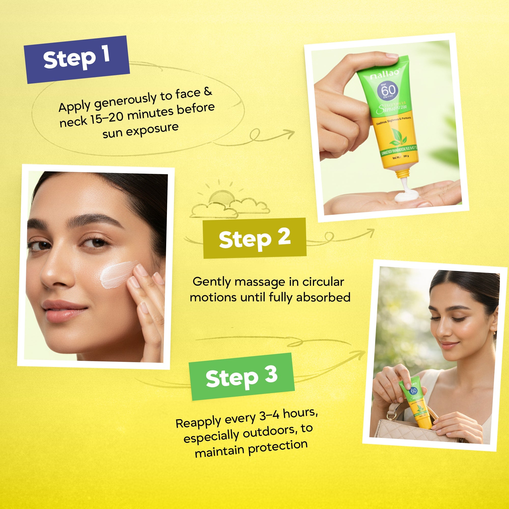 Maliao Aloe Vera Sunscreen SPF 60 PA+++ Face