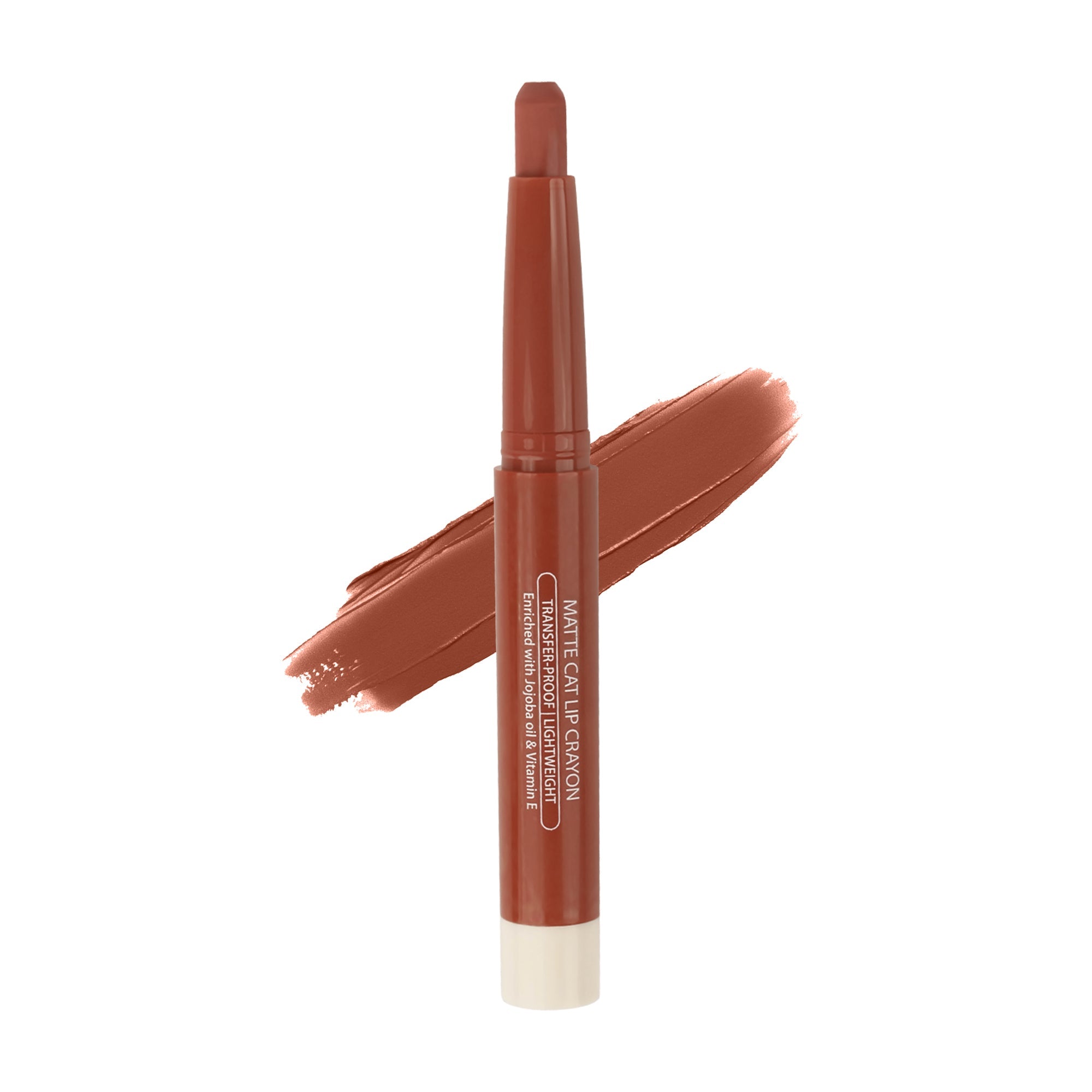 Maliao Matte Cat Lip Crayon - Transfer-Proof & Lightweight Long-Lasting Color Lip