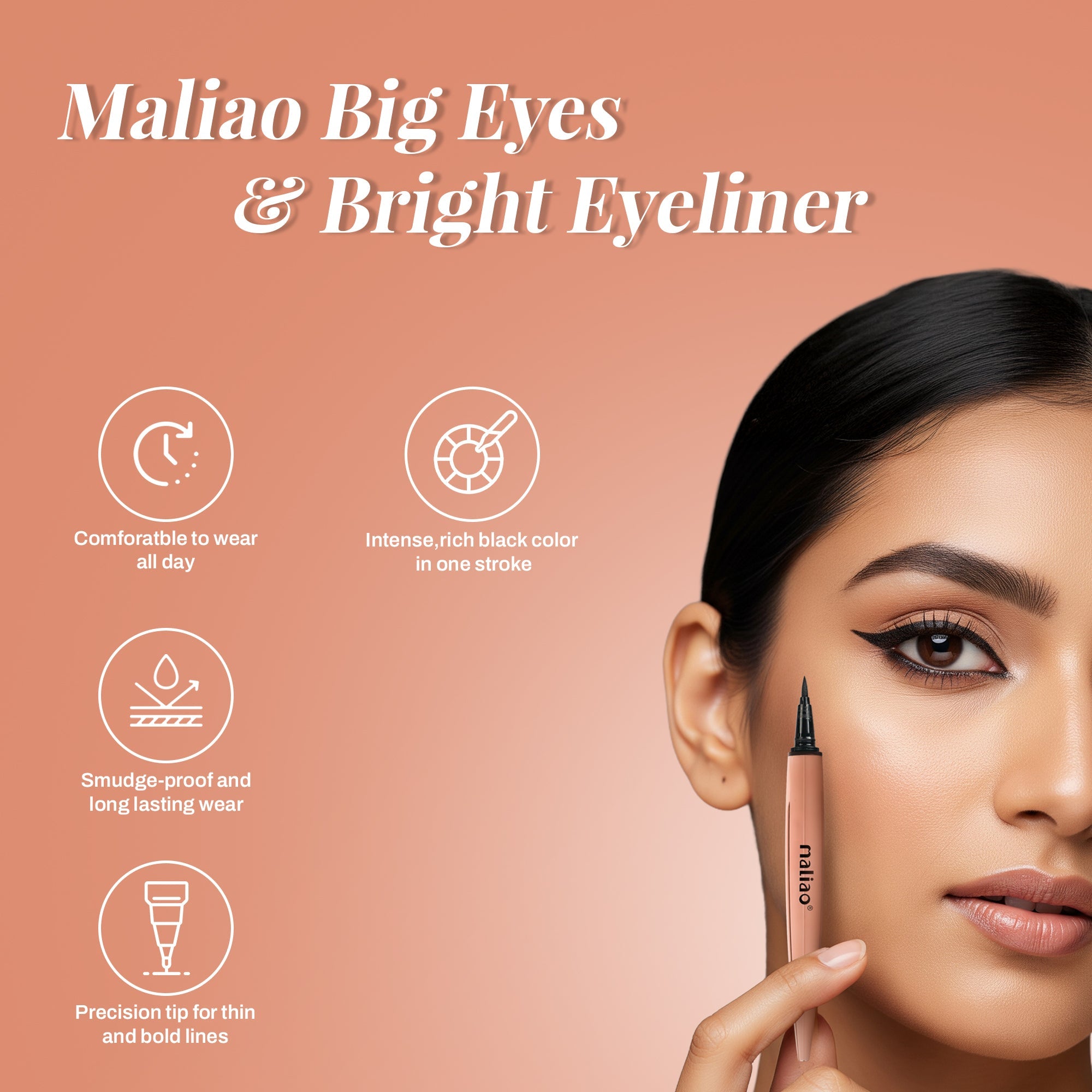 Maliao Big Eyes & Bright Eyeliner Eye