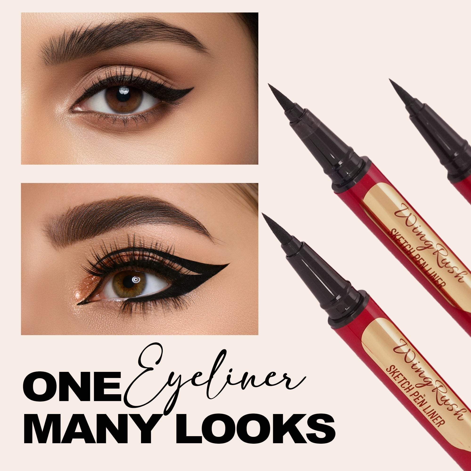Maliao Hyper Impact Eyeliner - Bold, Intense Eyes, Long-Lasting & Waterproof Eye