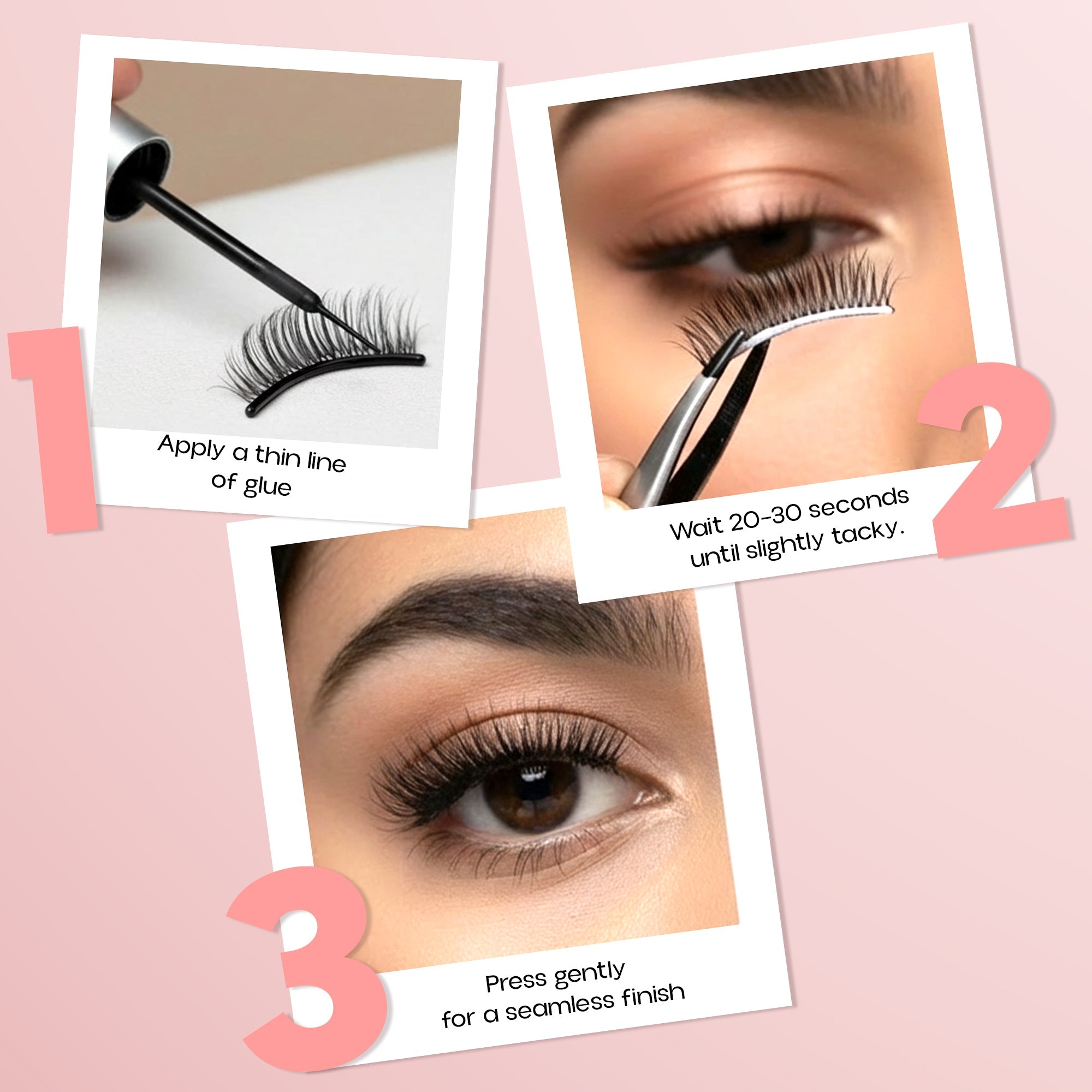 Maliao Eyelash Adhesive - Latex Free, Waterproof Hold (5.5ml) Eye