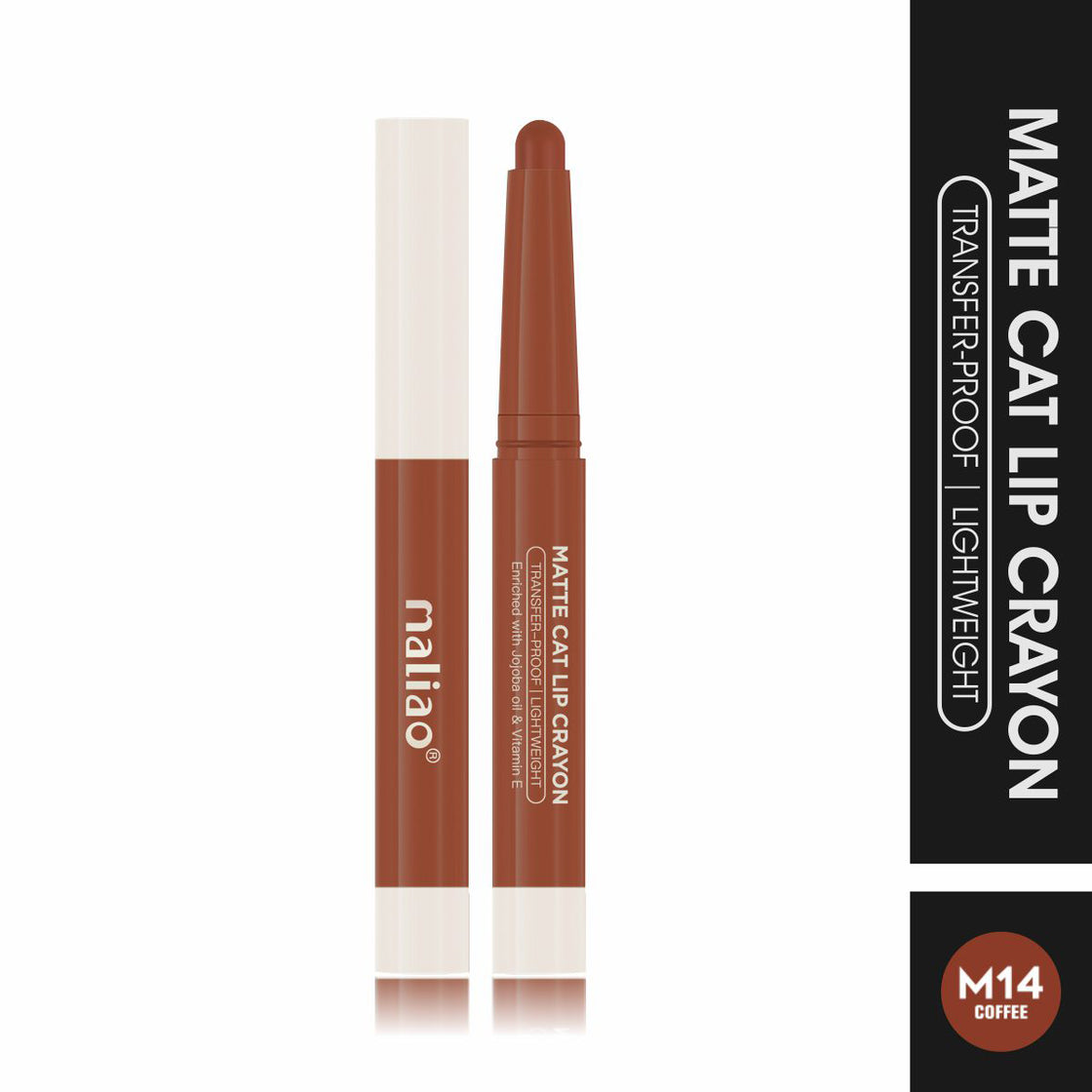 Maliao Matte Cat Lip Crayon - Transfer-Proof & Lightweight Long-Lasting Color Maliao Professional Makeup