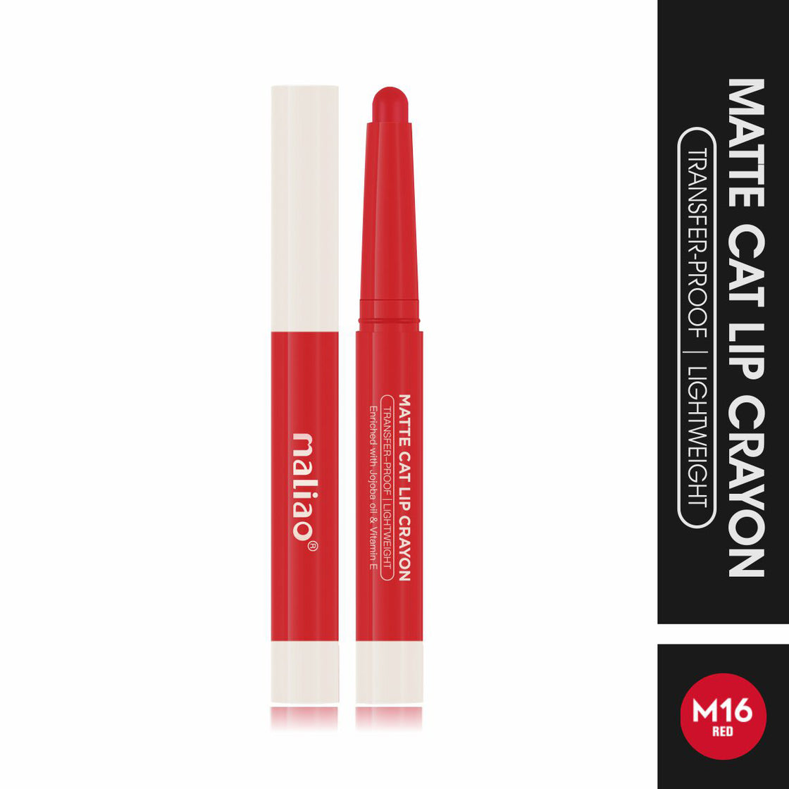 Maliao Matte Cat Lip Crayon - Transfer-Proof & Lightweight Long-Lasting Color Maliao Professional Makeup