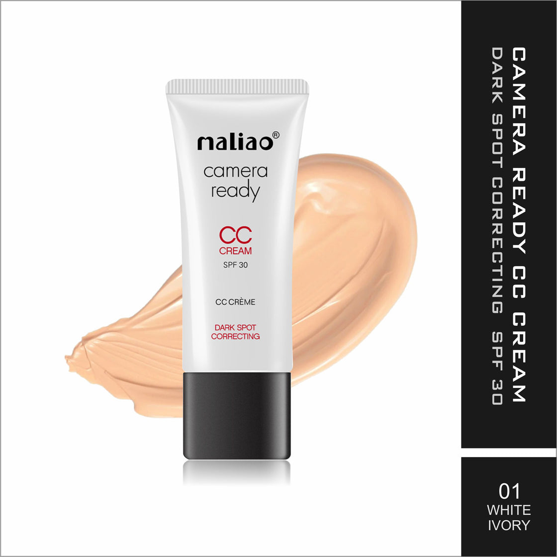 MALIAO Professional Camera Ready CC Cream SPF 30 - Flawless Complexion Enhancement Maliao Professional Makeup