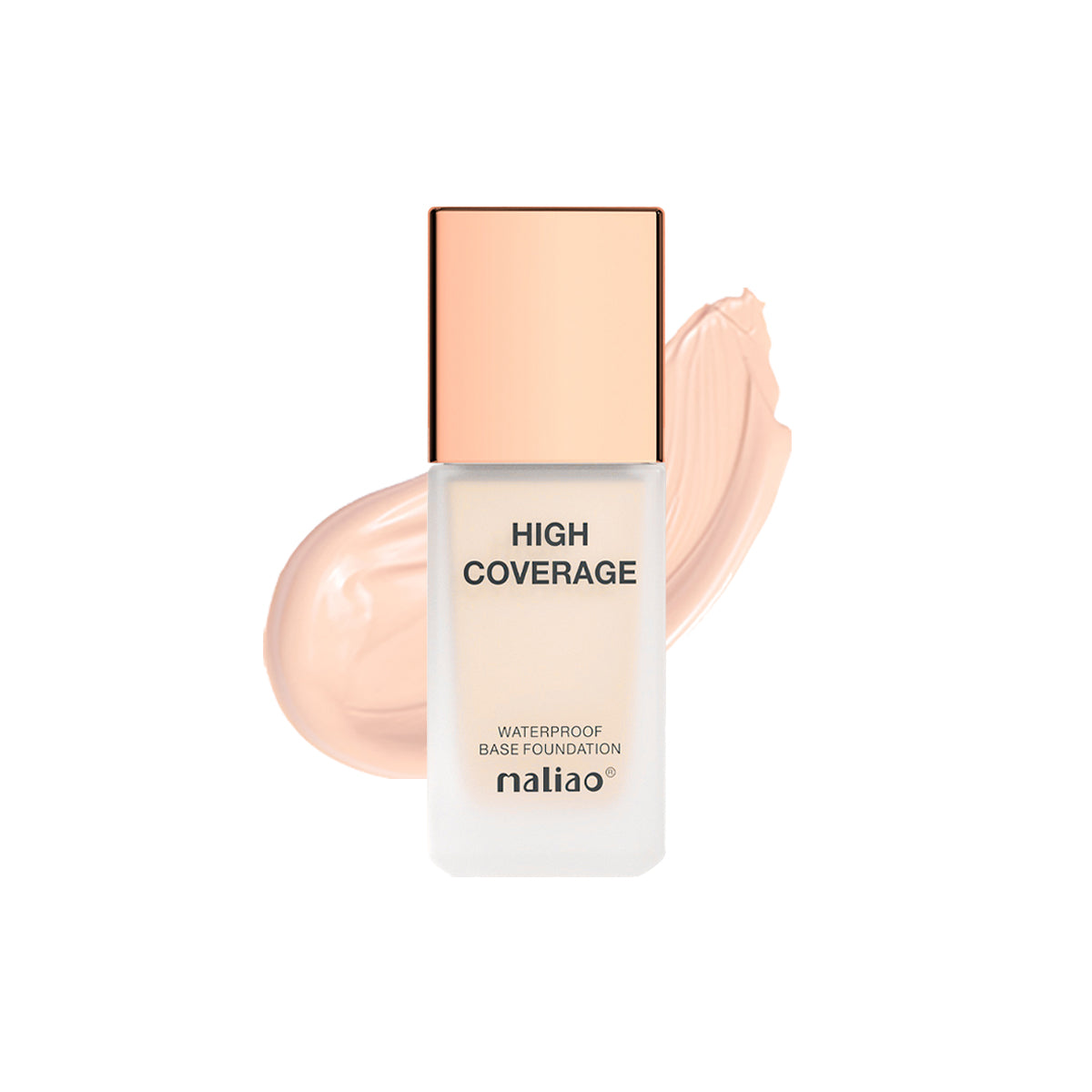 Maliao High Coverage Waterproof Base Foundation - Flawless All-Day Glam | Long-Lasting, Full Coverage Makeup Face WHITE-IVORY-11