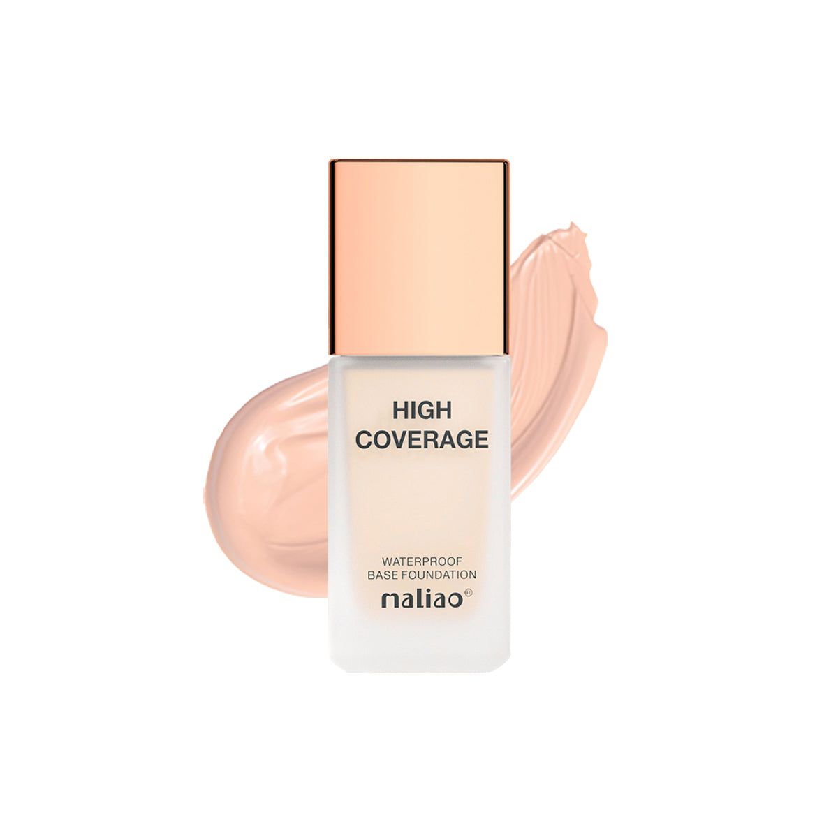 Maliao High Coverage Waterproof Base Foundation - Flawless All-Day Glam | Long-Lasting, Full Coverage Makeup Face SOFT-IVORY-11