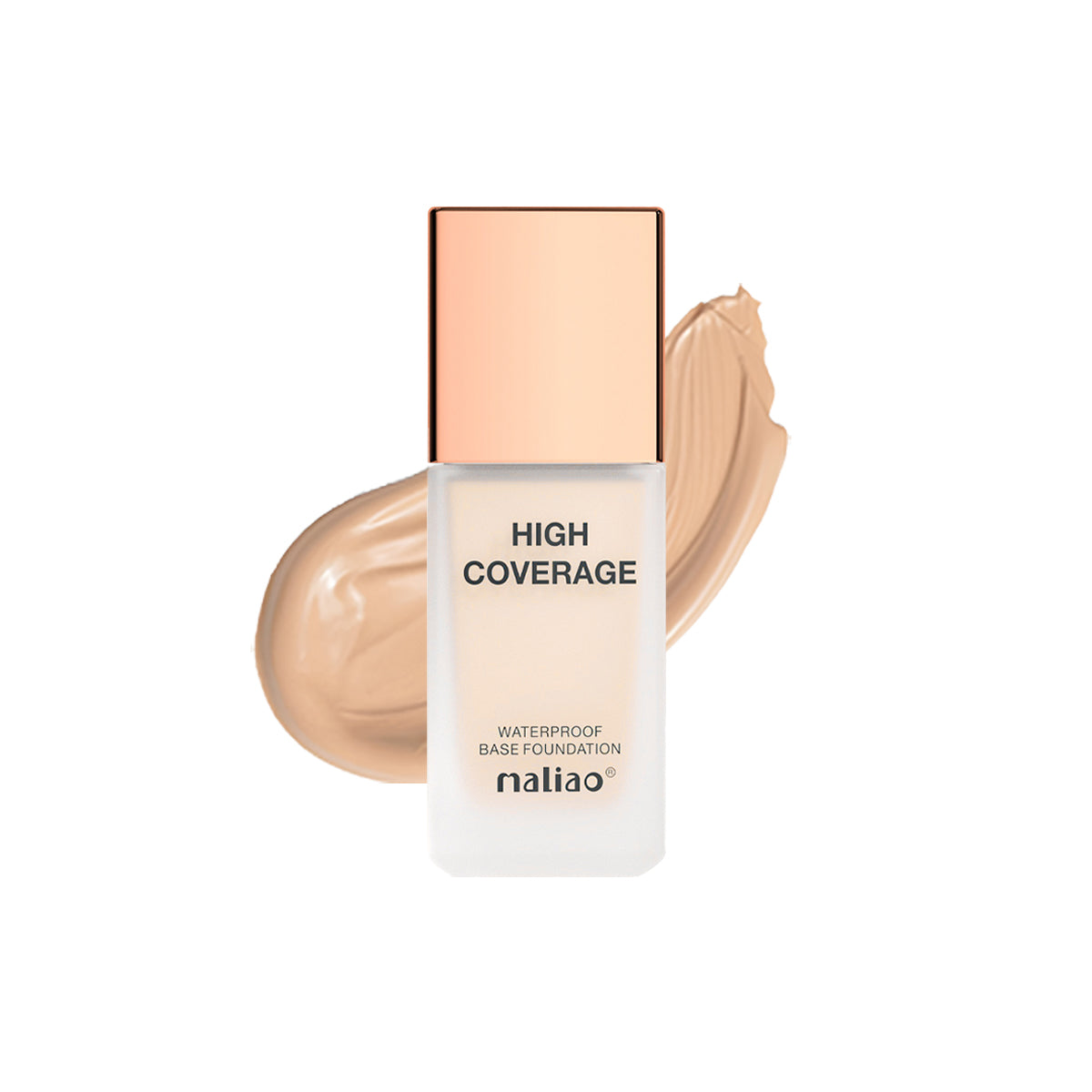 Maliao High Coverage Waterproof Base Foundation - Flawless All-Day Glam | Long-Lasting, Full Coverage Makeup Face NATURAL-NUDE-11